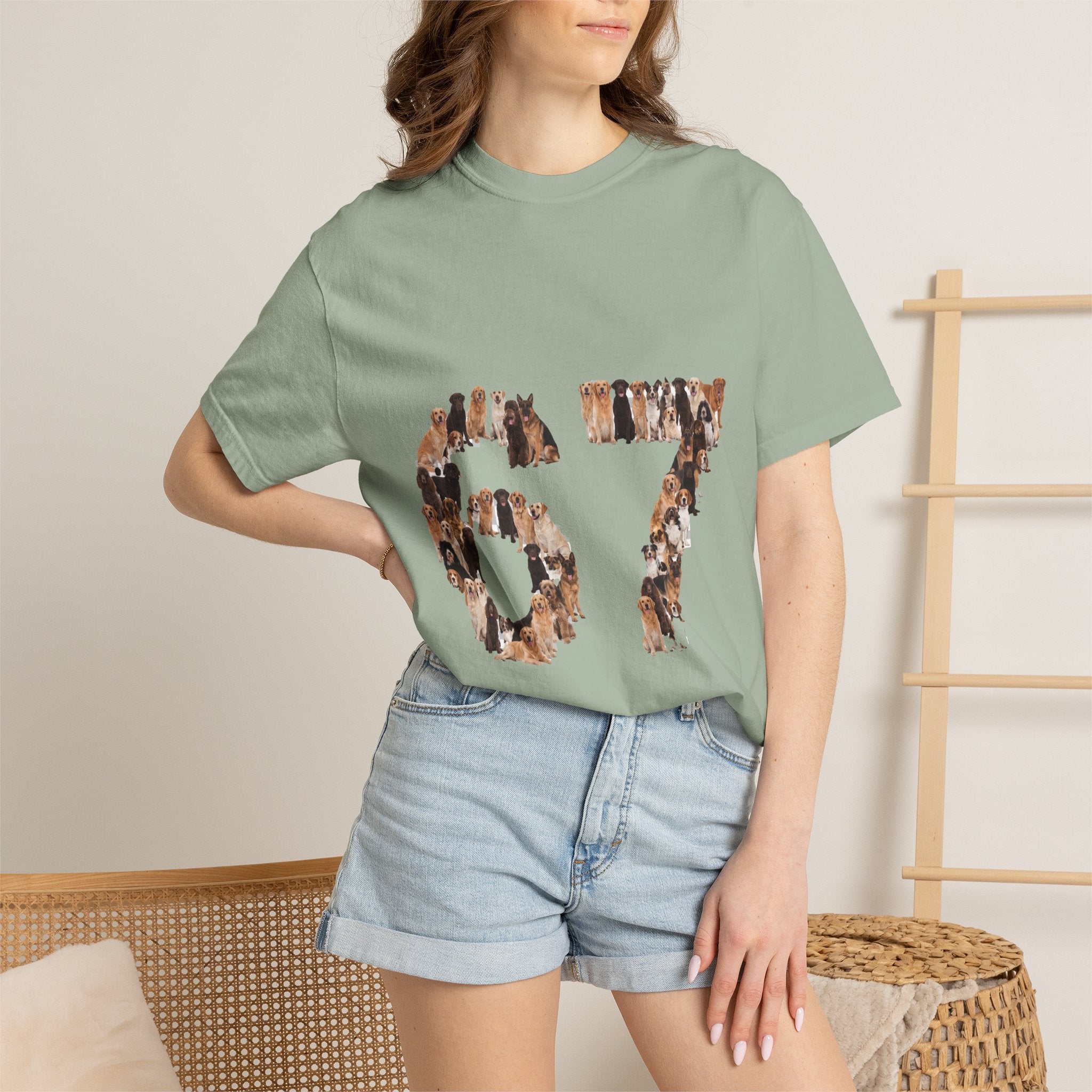 67 Dogs Shirt, Funny 67 Meme Dog Tee, Trendy Dog Number Gift, Dog Lover Sweatshirt