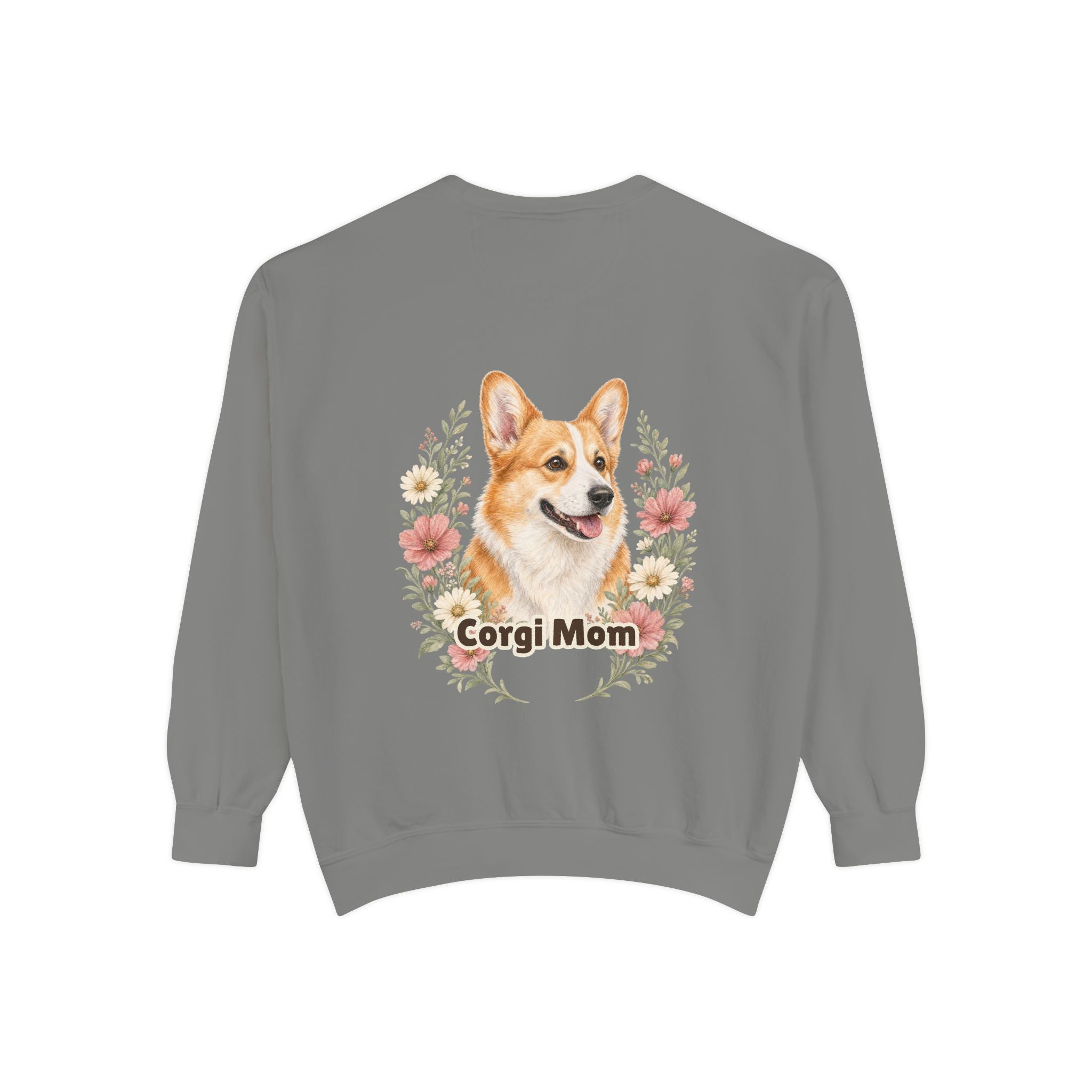 Corgi Mom Shirt, Corgi Mama Tee, Dog Mom Gift, Wildflower Corgi Lover Sweatshirt, Cute Dog Owner Gift