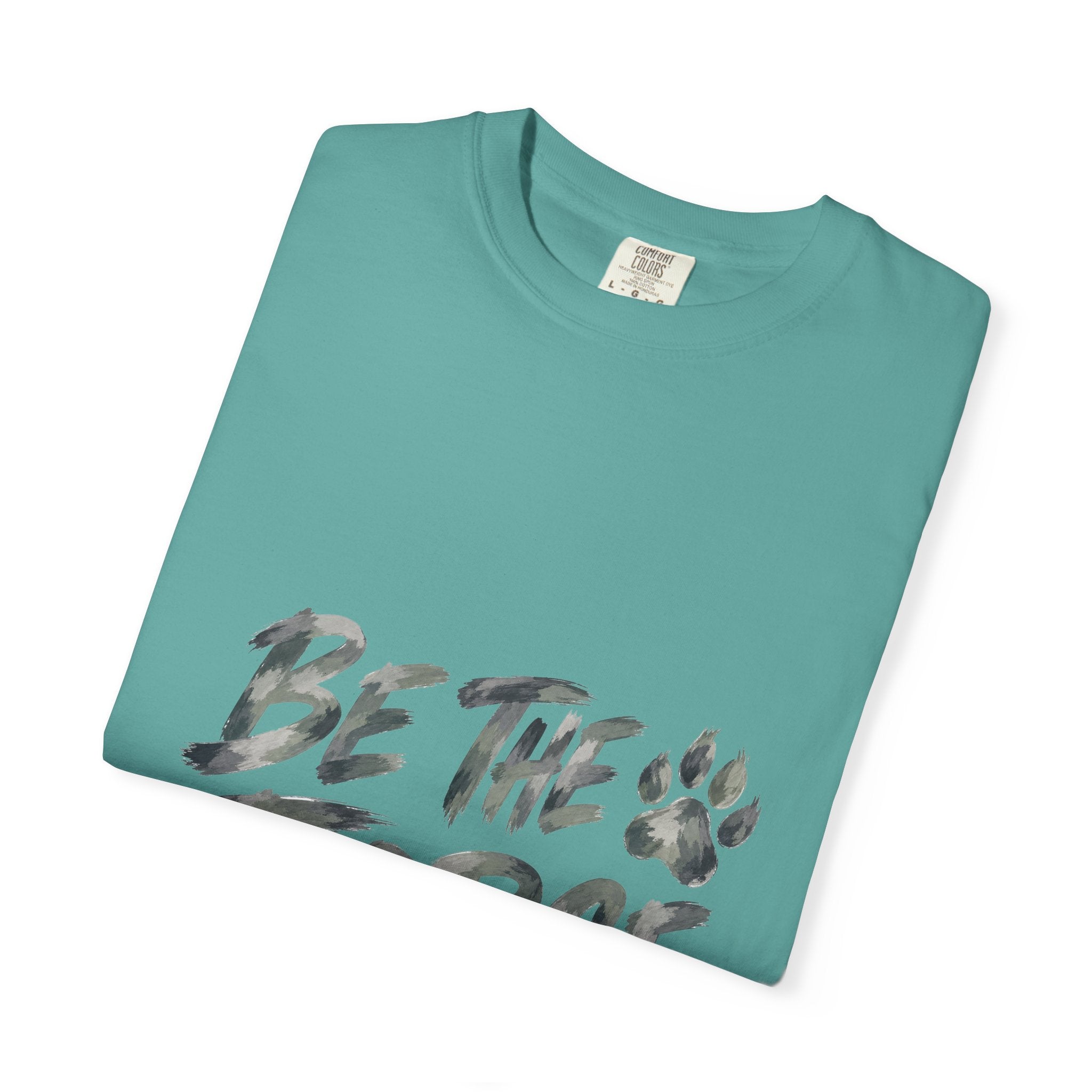 Be The Force Shirt, Camo Motivational Tee, Inspirational Encouragement Gift, Positive Vibes Paw Print Sweatshirt