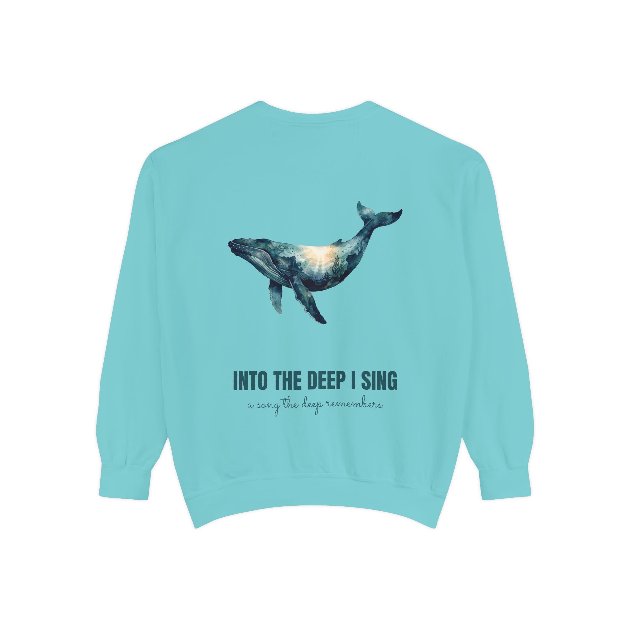 Into the Deep I Sing Shirt, Humpback Whale Double Exposure Tee, Ocean Lover Marine Life Gift, Nautical Sweatshirt