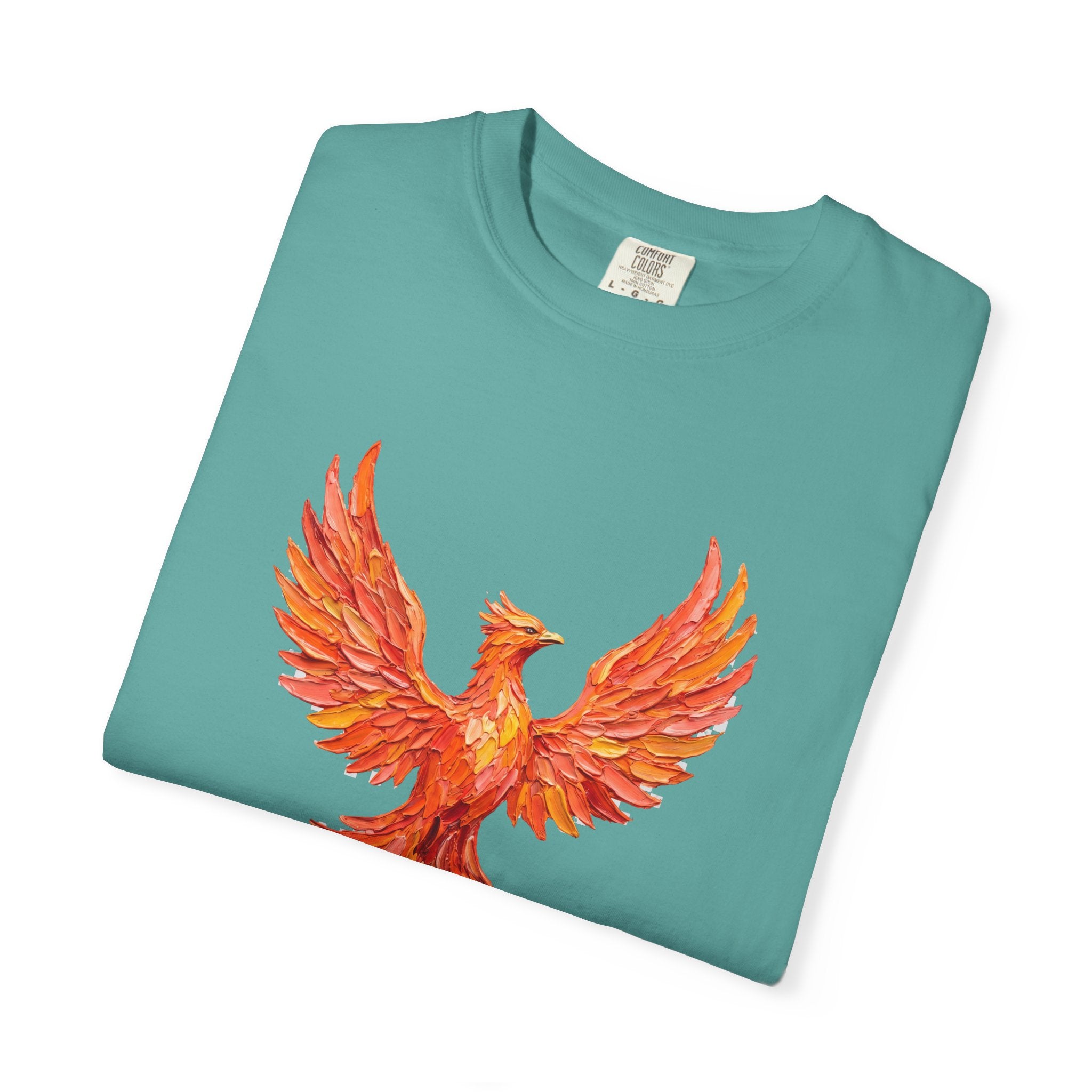 Reborn Monday Exhausted by Tuesday Shirt, Funny Phoenix Tee, Work Week Humor Gift, Painterly Fantasy Sweatshirt