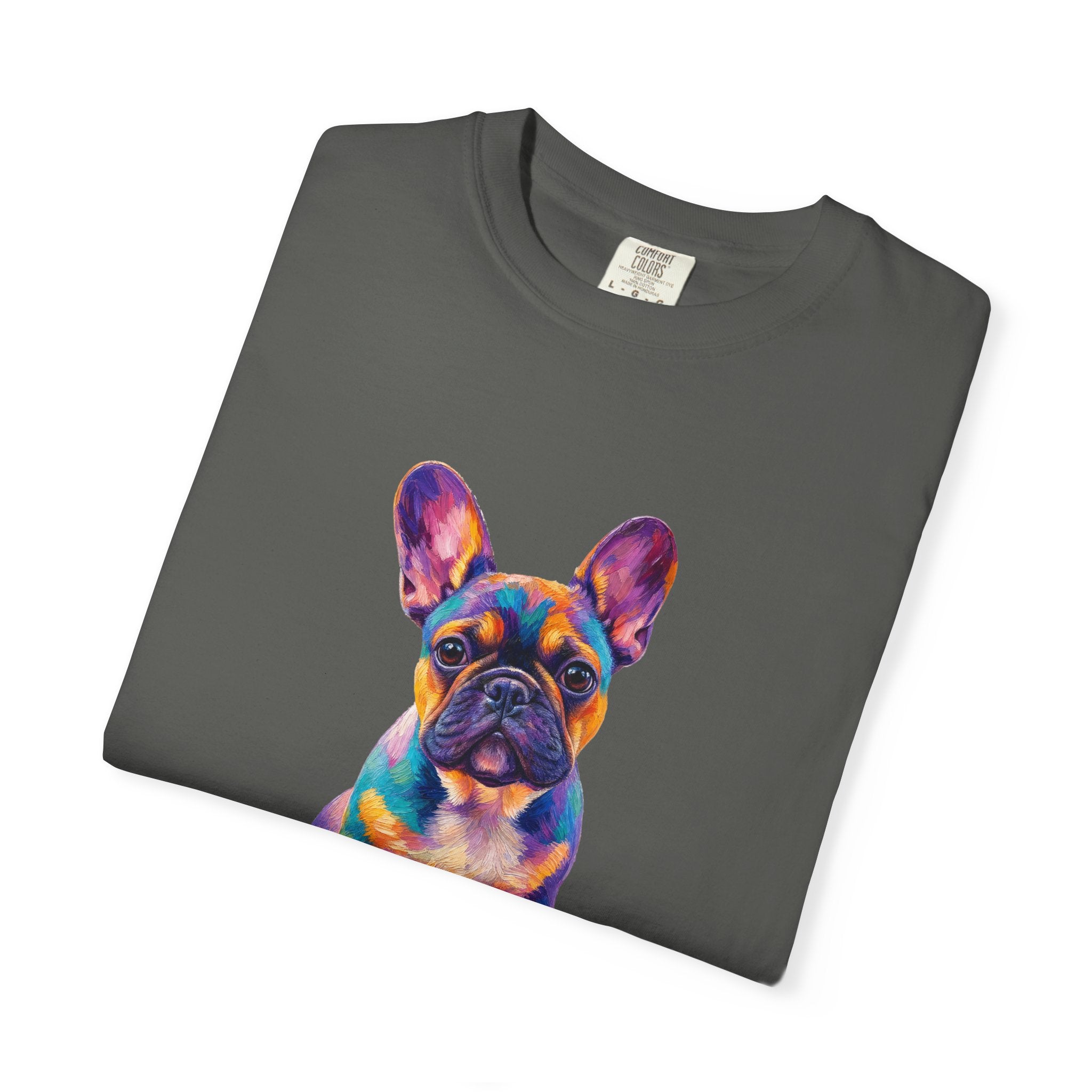 French Bulldog Shirt, My Emotional Support Human Is Offline Tee, Funny Frenchie Dog Mom Gift, Painterly Dog Lover Sweatshirt