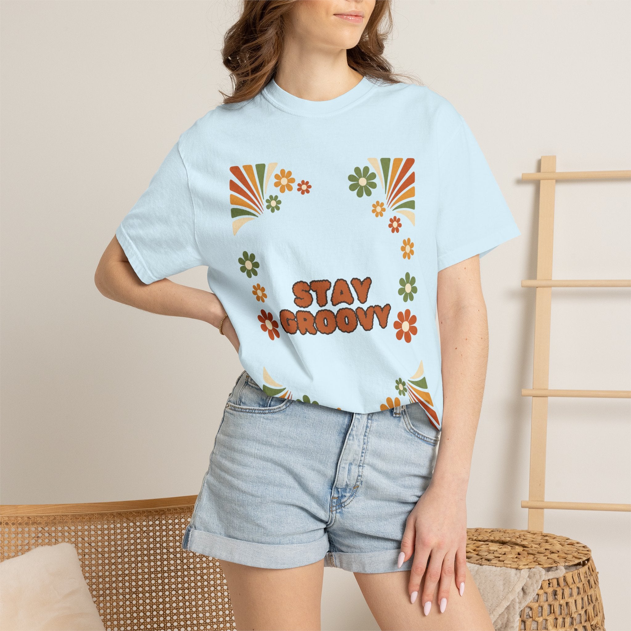 Stay Groovy Shirt, Retro 70s Tee, Groovy Aesthetic Gift, Positive Vibes Sweatshirt