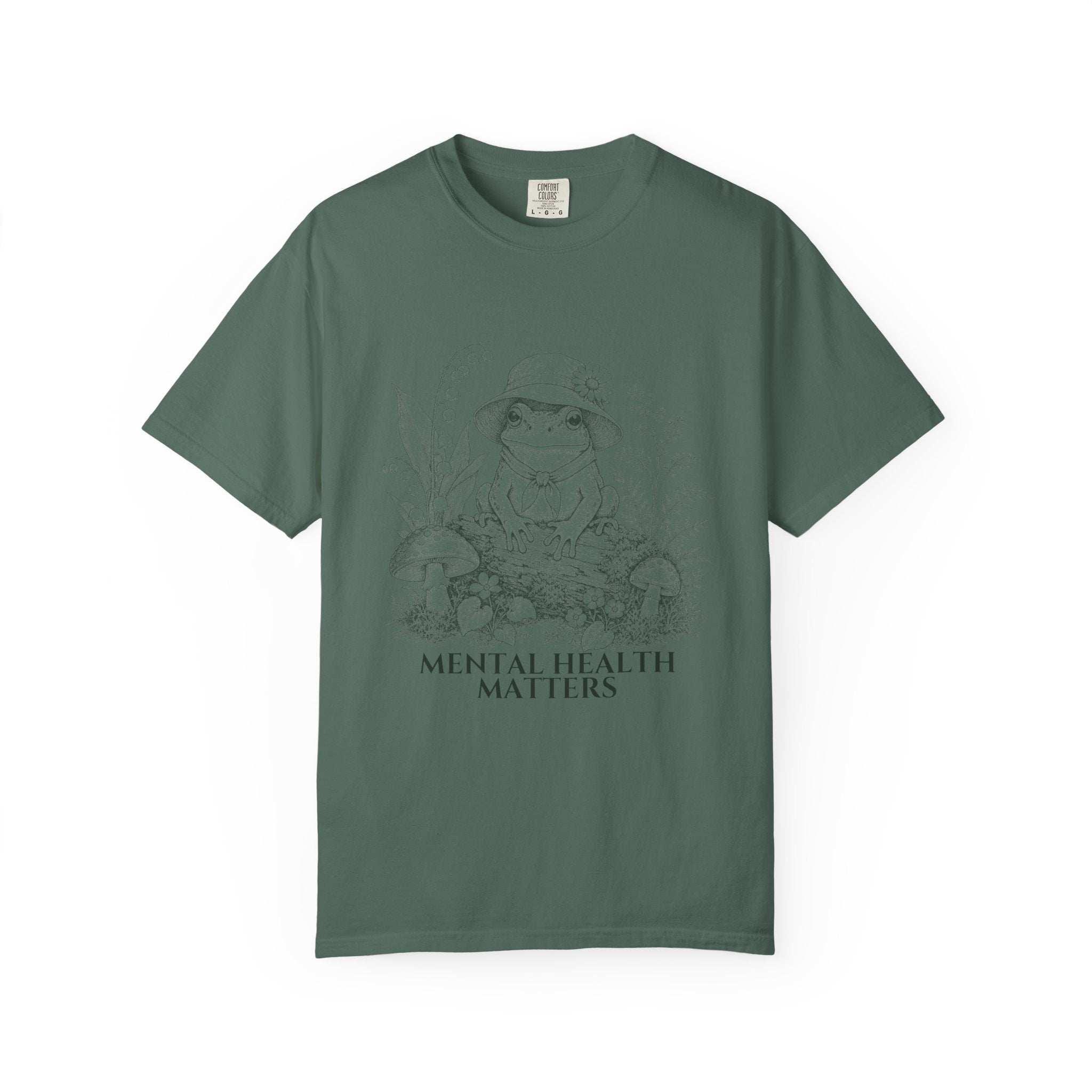 Mental Health Matters Shirt, Cute Frog Tee, Mental Health Awareness Gift, Kawaii Frog Sweatshirt