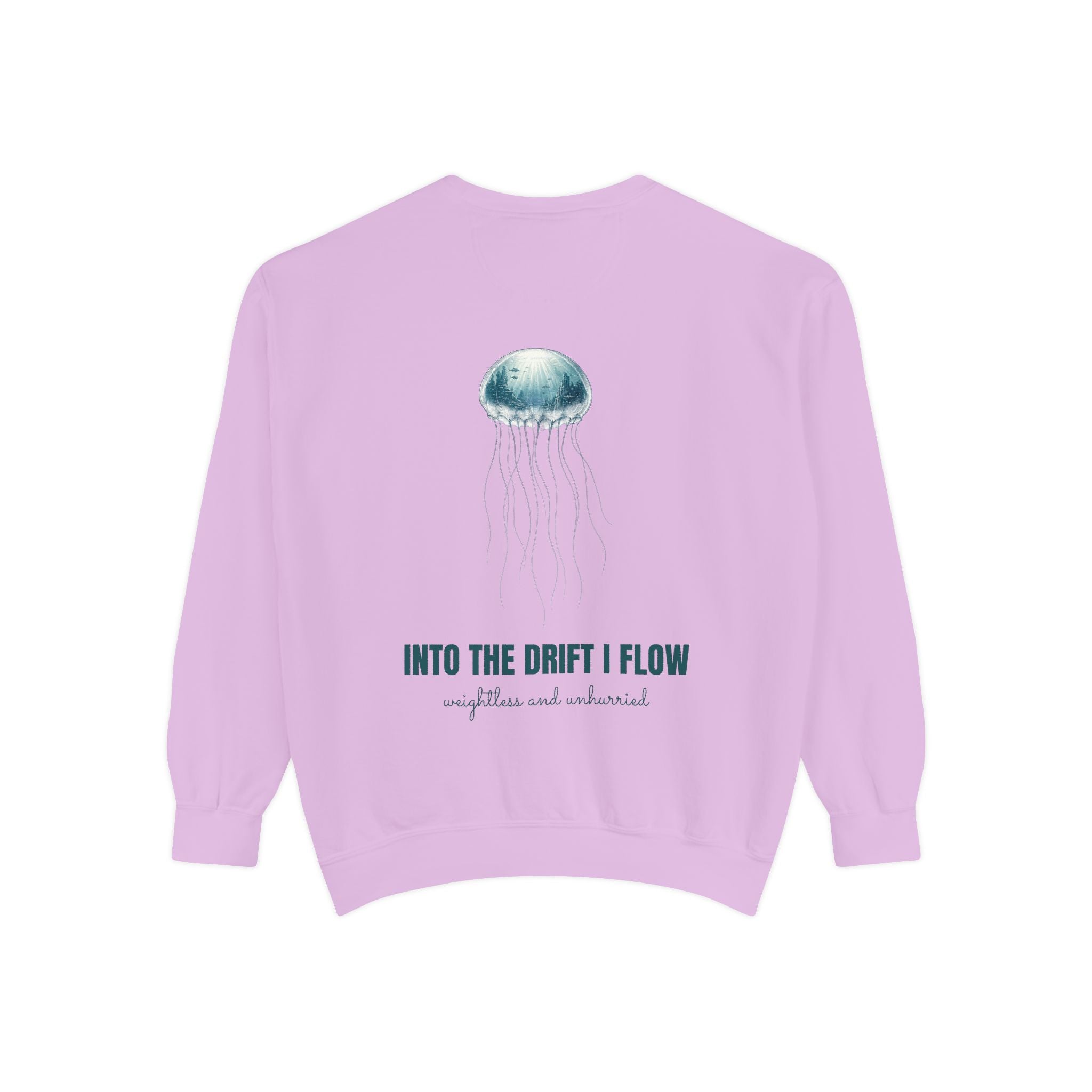 Into the Drift I Flow Shirt, Jellyfish Double Exposure Tee, Ocean Diver Sea Life Gift, Nautical Marine Sweatshirt
