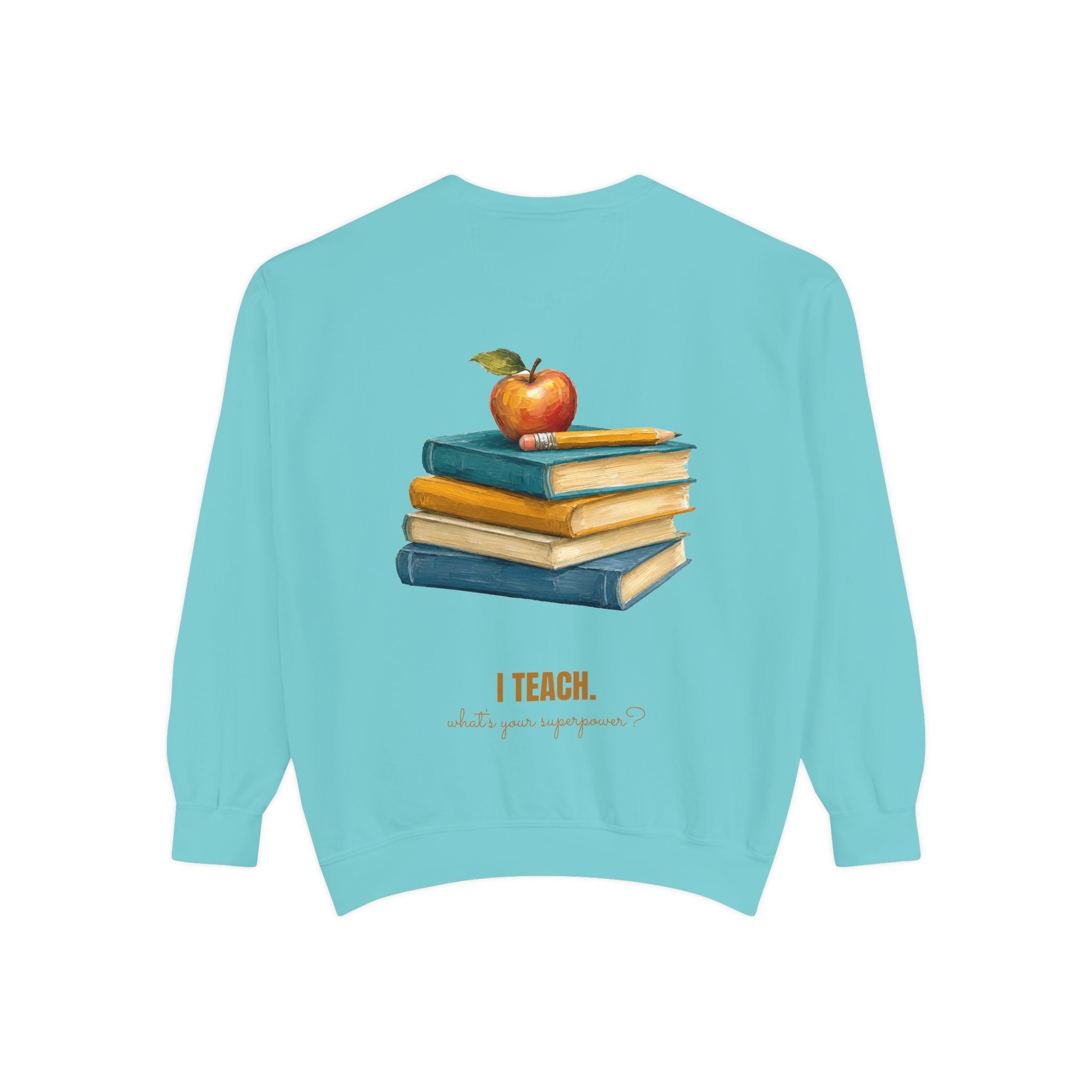 Teacher Shirt, I Teach What's Your Superpower Tee, Teacher Appreciation Gift, Painterly Back to School Sweatshirt