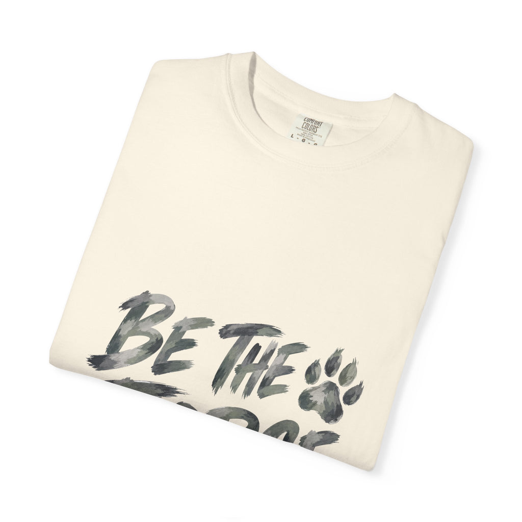 Be The Force Shirt, Camo Motivational Tee, Inspirational Encouragement Gift, Positive Vibes Paw Print Sweatshirt