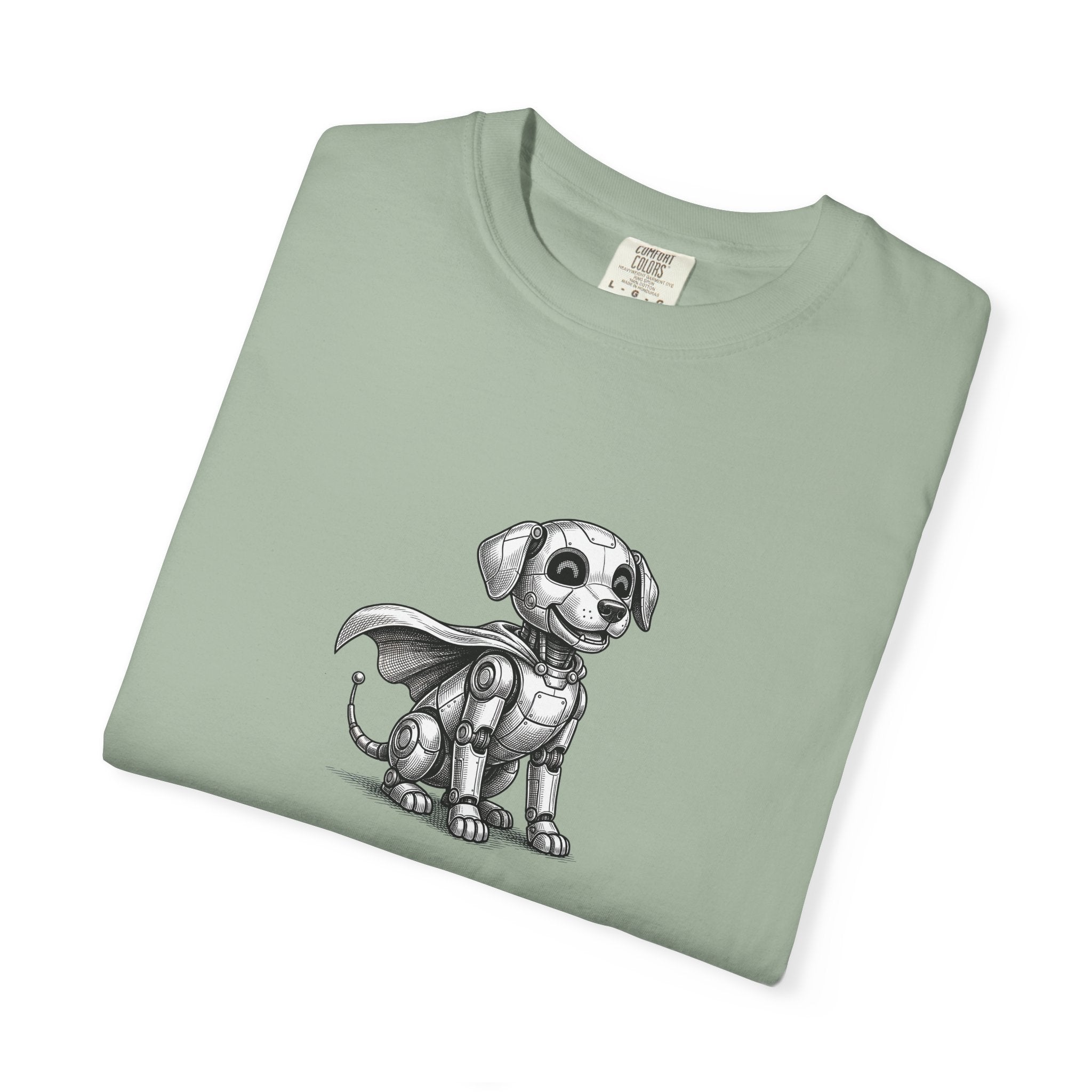 Robot Dog T-Shirt — Waiting for My Human to Reboot, Funny AI Tee