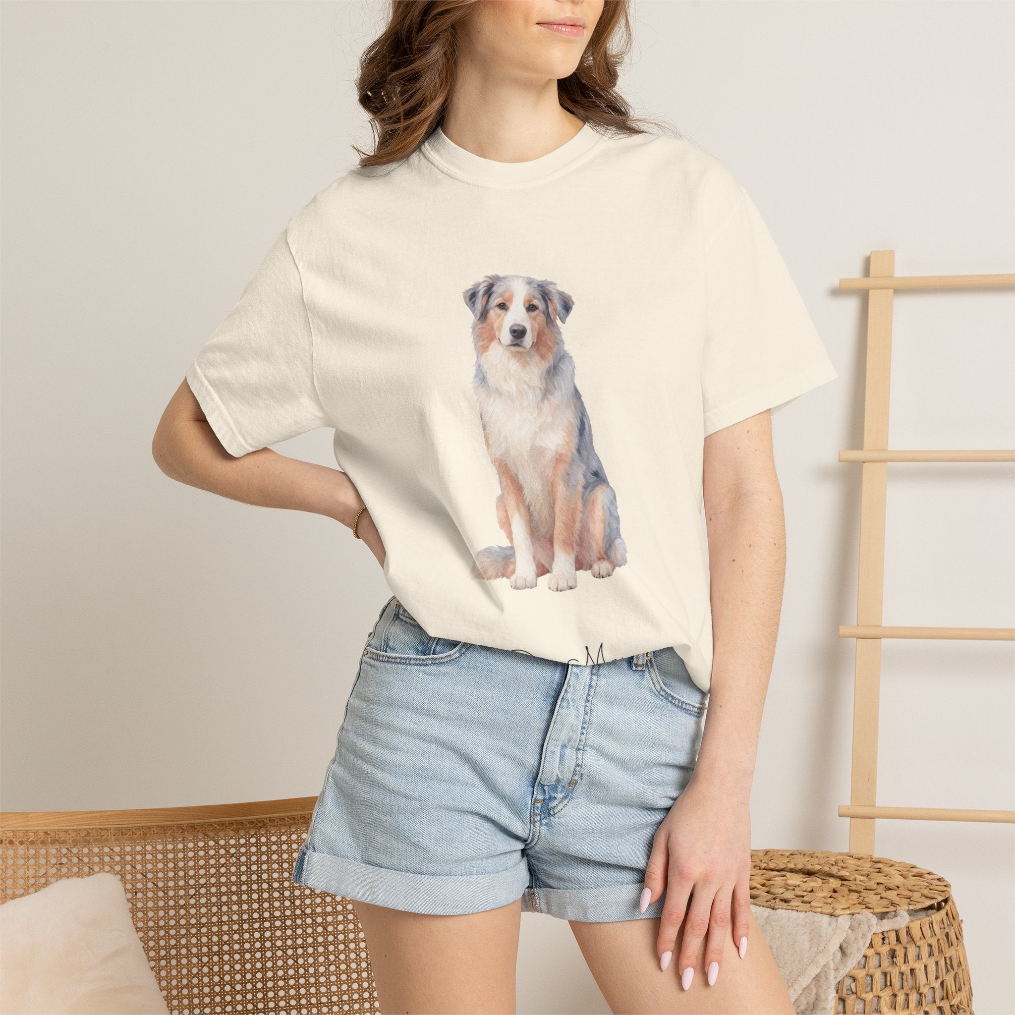 Dog Mom Shirt, Pastel Painterly Dog Tee, Cute Dog Lover Gift, Dog Owner Sweatshirt for Her