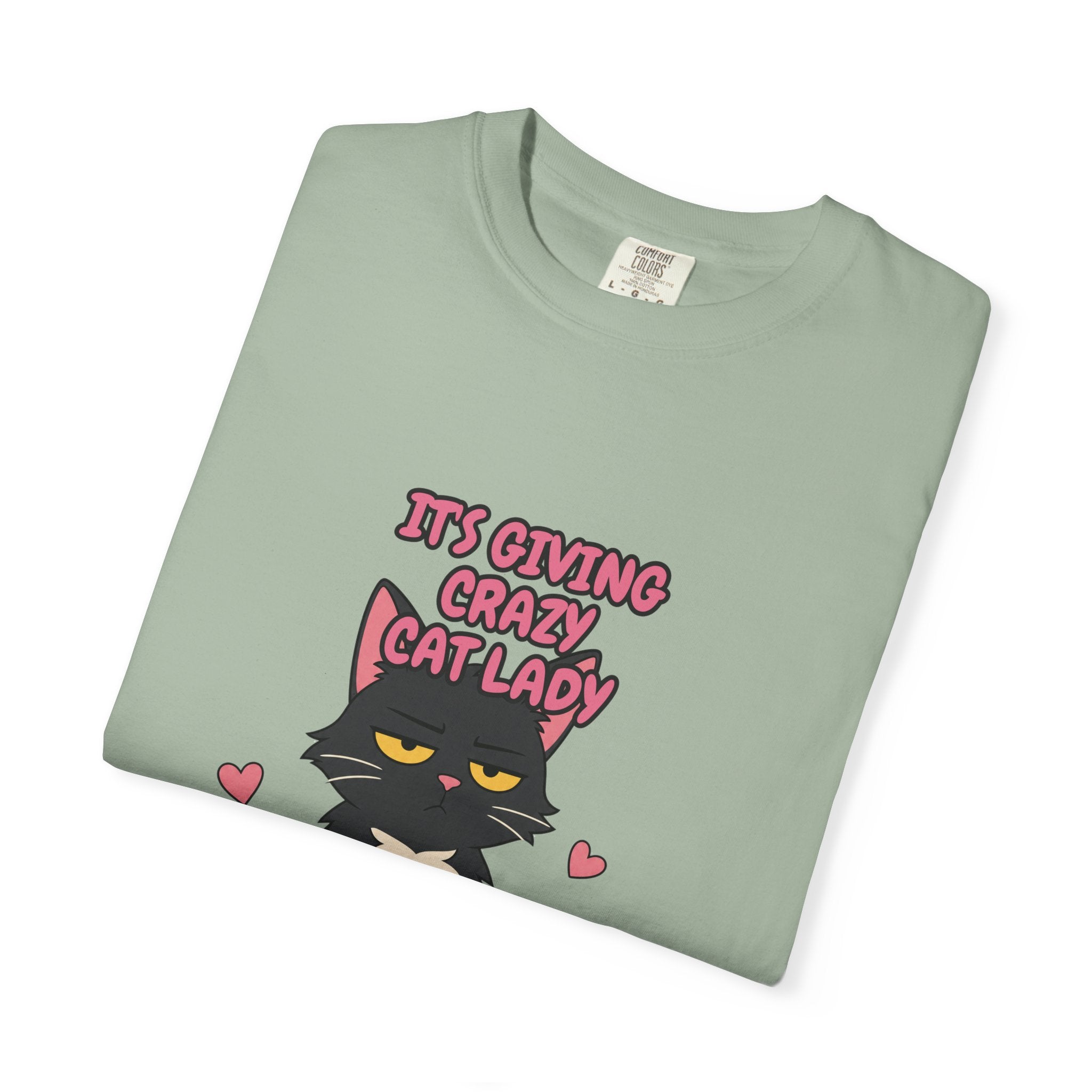 It's Giving Crazy Cat Lady Shirt, Funny Cat Mom Tee, Cat Lover Gift, Sarcastic Cat Owner Sweatshirt