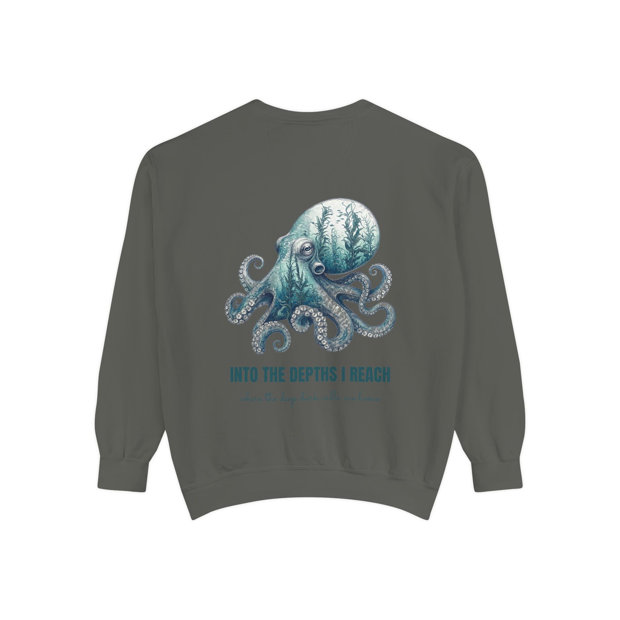 Into the Depths I Reach Shirt, Octopus Double Exposure Tee, Ocean Diver Sea Life Gift, Nautical Marine Sweatshirt