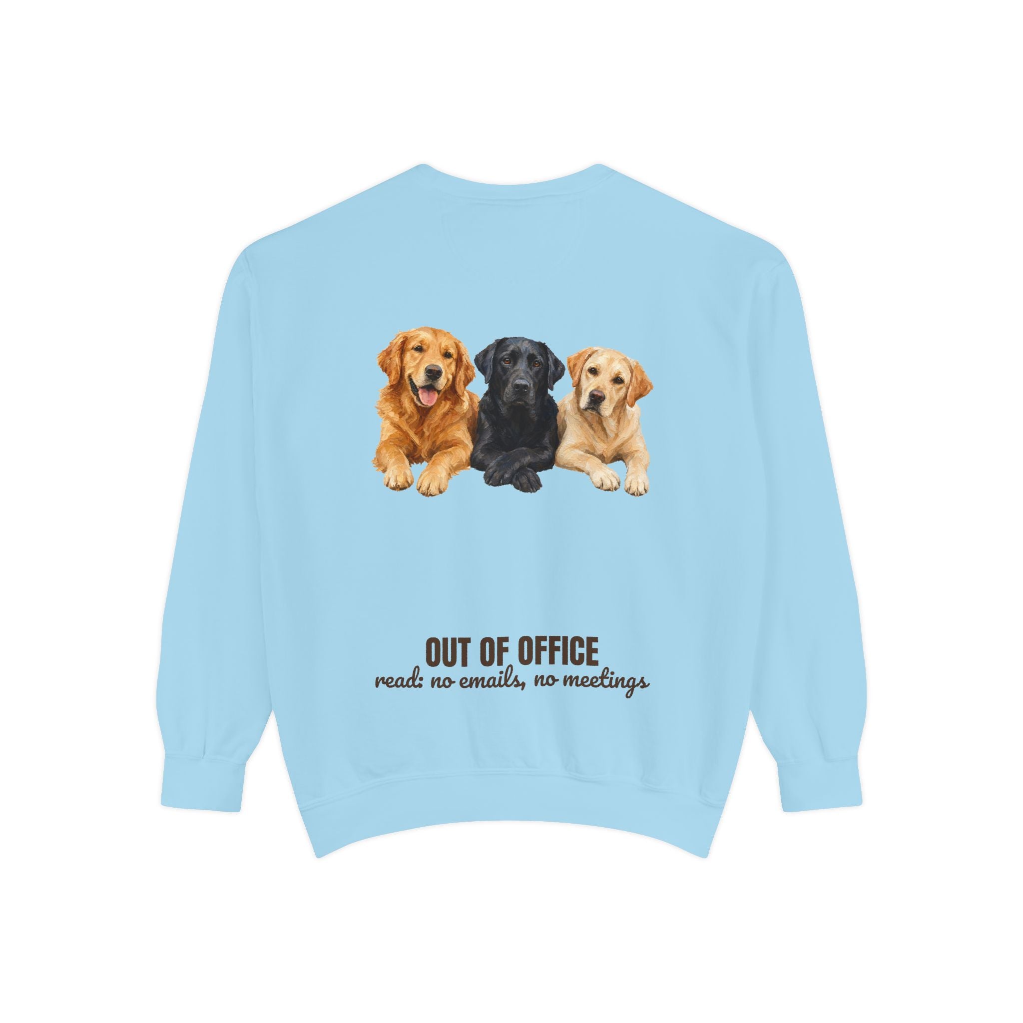 Out of Office Dogs Shirt, No Emails No Meetings Tee, Funny Work Dog Lover Gift, Lazy Weekend Sweatshirt