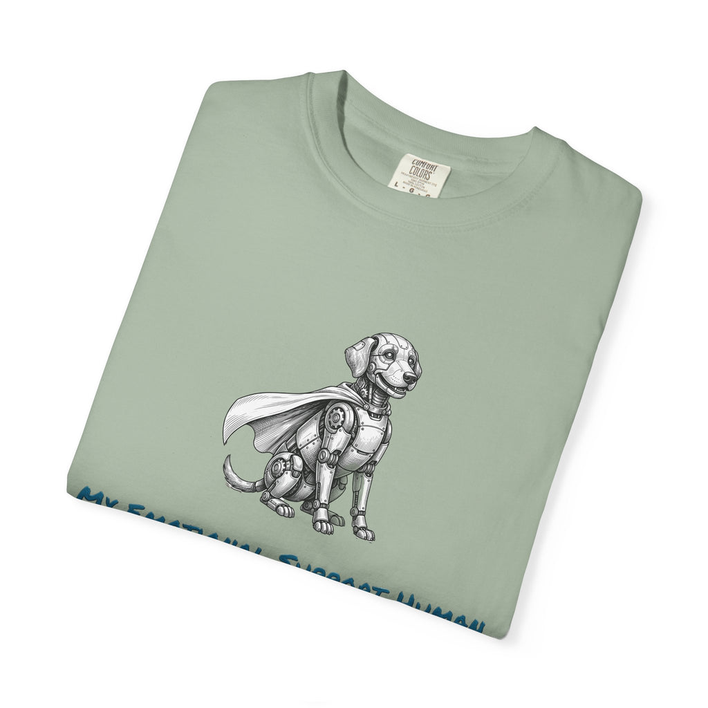 Robot Dog T-Shirt — My Emotional Support Human Is Offline