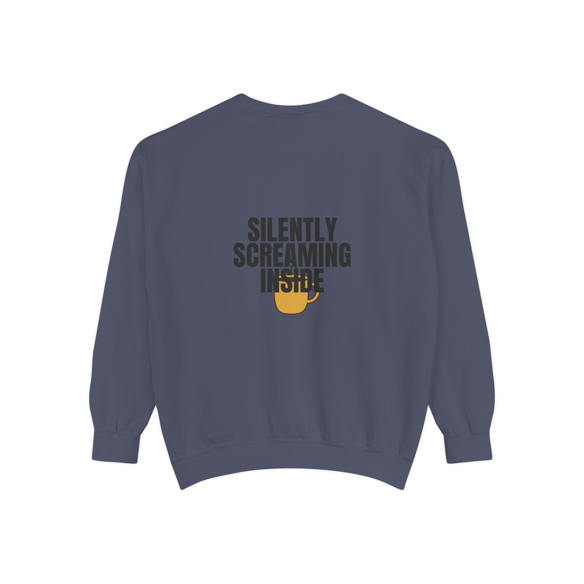 Silently Screaming Inside Shirt, Funny Sarcastic Tee, Coffee Lover Gift, Introvert Humor Sweatshirt