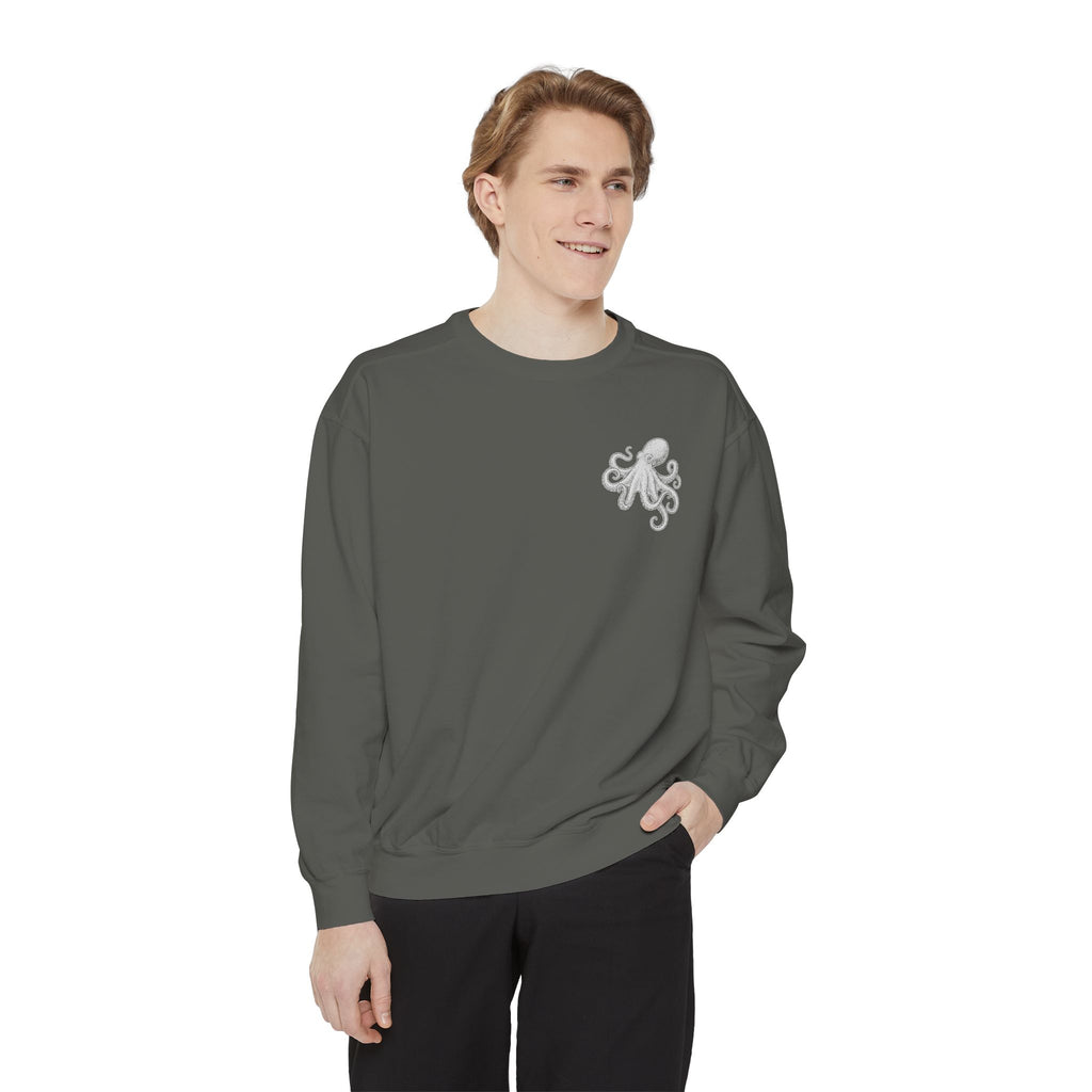 Marine Life Sweatshirt — Vintage Ocean Creatures Graphic