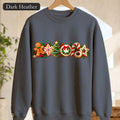 Christmas Cookie Line Up Sweatshirt | Gingerbread Tree Candy Cane Ornament