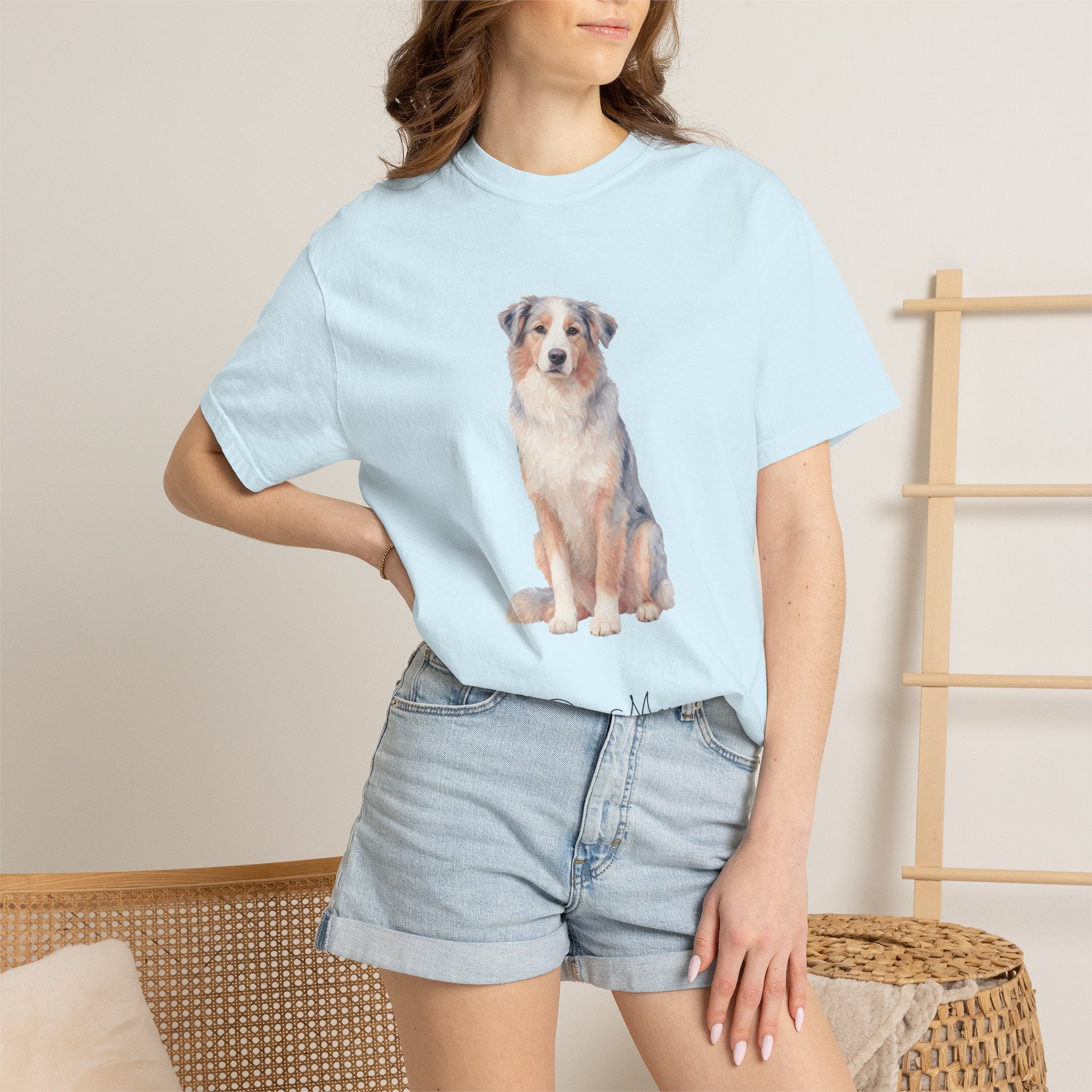 Dog Mom Shirt, Pastel Painterly Dog Tee, Cute Dog Lover Gift, Dog Owner Sweatshirt for Her
