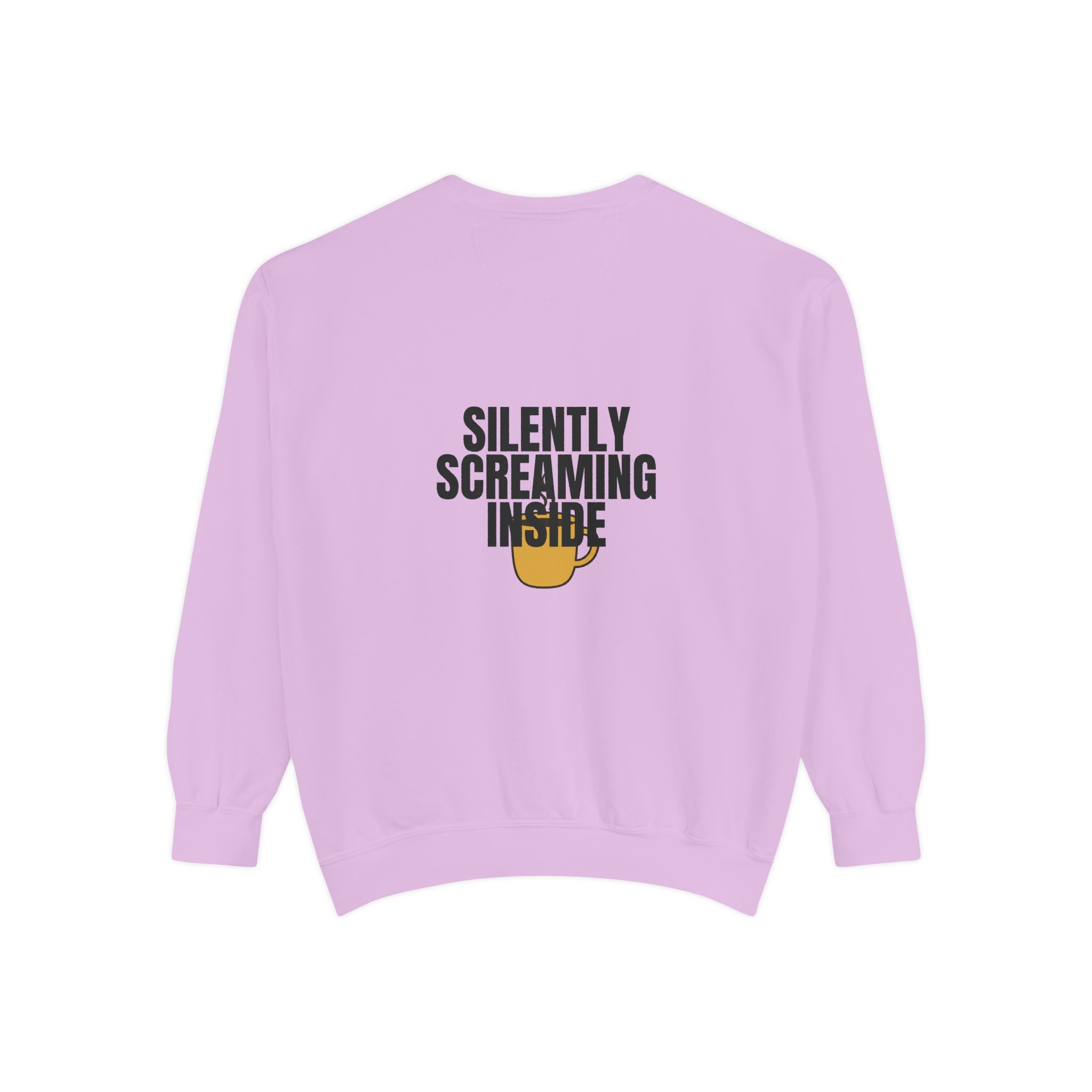 Silently Screaming Inside Shirt, Funny Sarcastic Tee, Coffee Lover Gift, Introvert Humor Sweatshirt