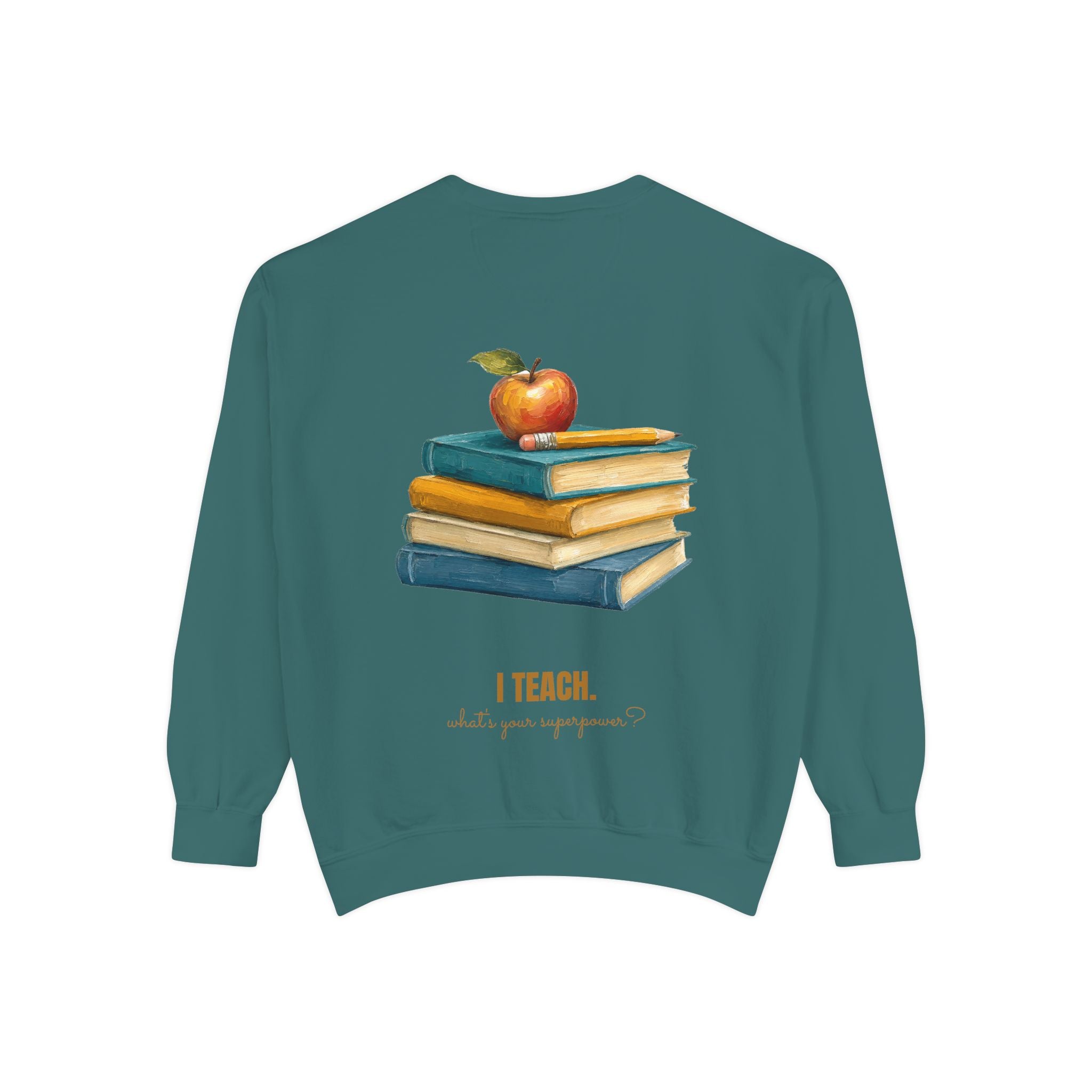 Teacher Shirt, I Teach What's Your Superpower Tee, Teacher Appreciation Gift, Painterly Back to School Sweatshirt