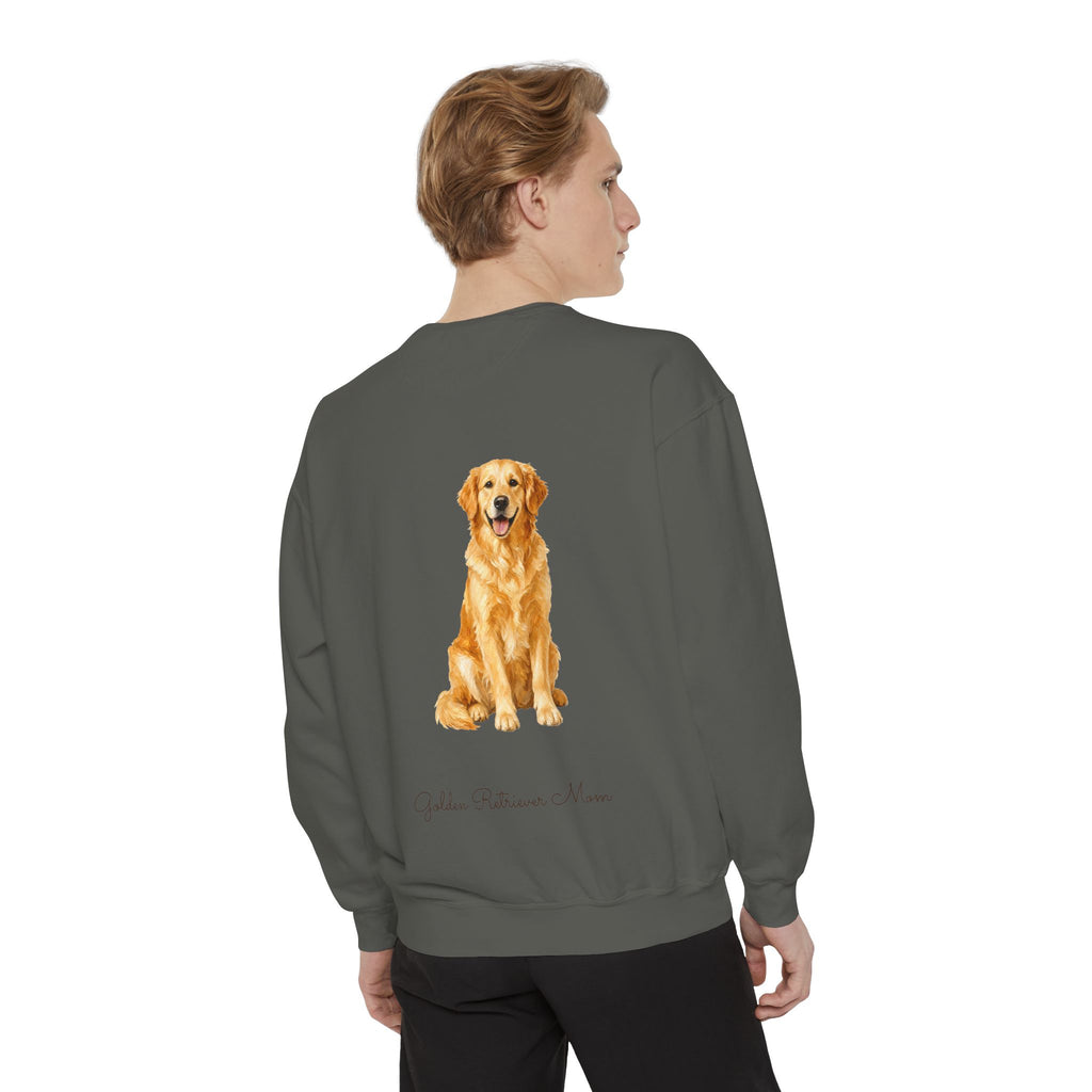 Golden Retriever Mom Shirt, Painterly Golden Dog Mom Tee, Cute Golden Lover Gift, Dog Owner Sweatshirt for Her