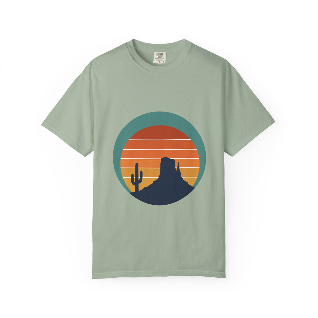 Retro Sunset Desert Shirt, Vintage Cactus Tee, Southwest Nature Gift, 70s Landscape Sweatshirt