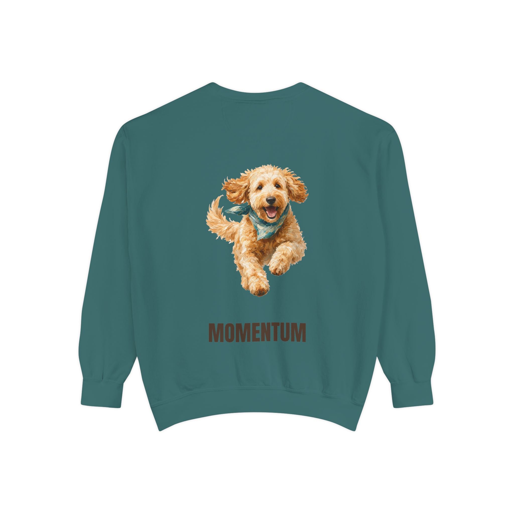 Momentum Goldendoodle Shirt, Running Doodle Dog Tee, Funny Doodle Dog Mom Gift, Painterly Dog Lover Sweatshirt