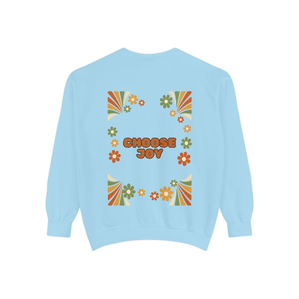 Choose Joy Shirt, Retro Groovy Tee, 70s Aesthetic Gift, Positive Affirmation Sweatshirt