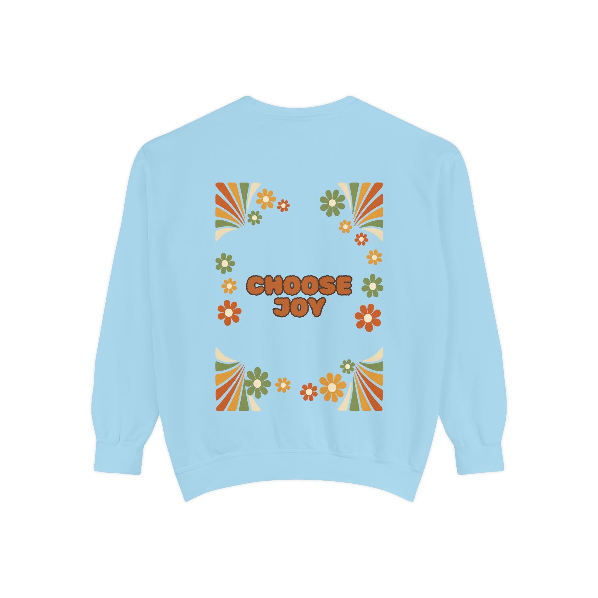 Choose Joy Shirt, Retro Groovy Tee, 70s Aesthetic Gift, Positive Affirmation Sweatshirt