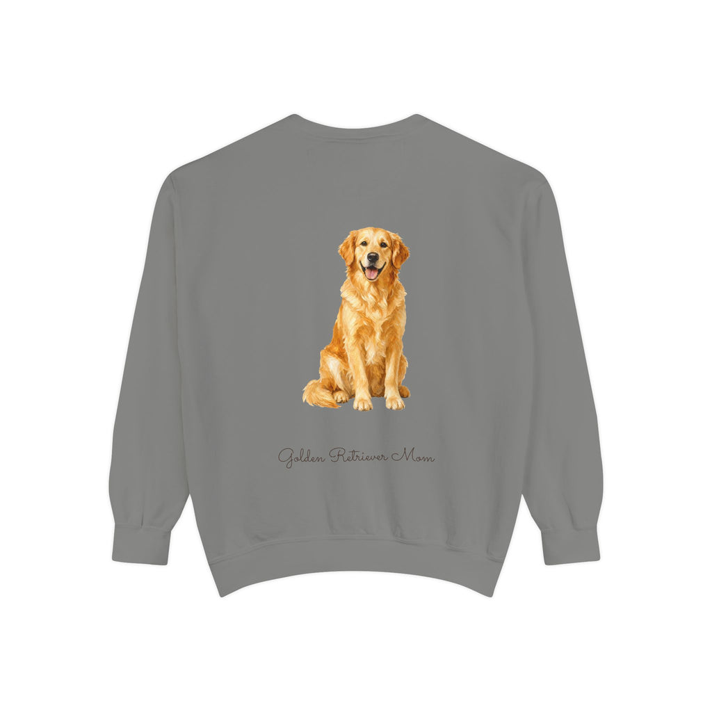 Golden Retriever Mom Shirt, Painterly Golden Dog Mom Tee, Cute Golden Lover Gift, Dog Owner Sweatshirt for Her