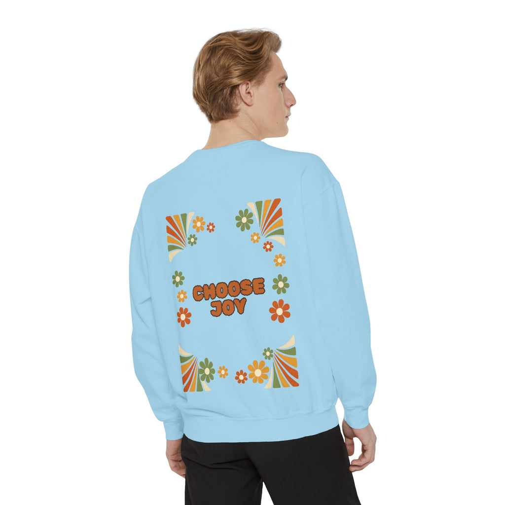 Choose Joy Shirt, Retro Groovy Tee, 70s Aesthetic Gift, Positive Affirmation Sweatshirt