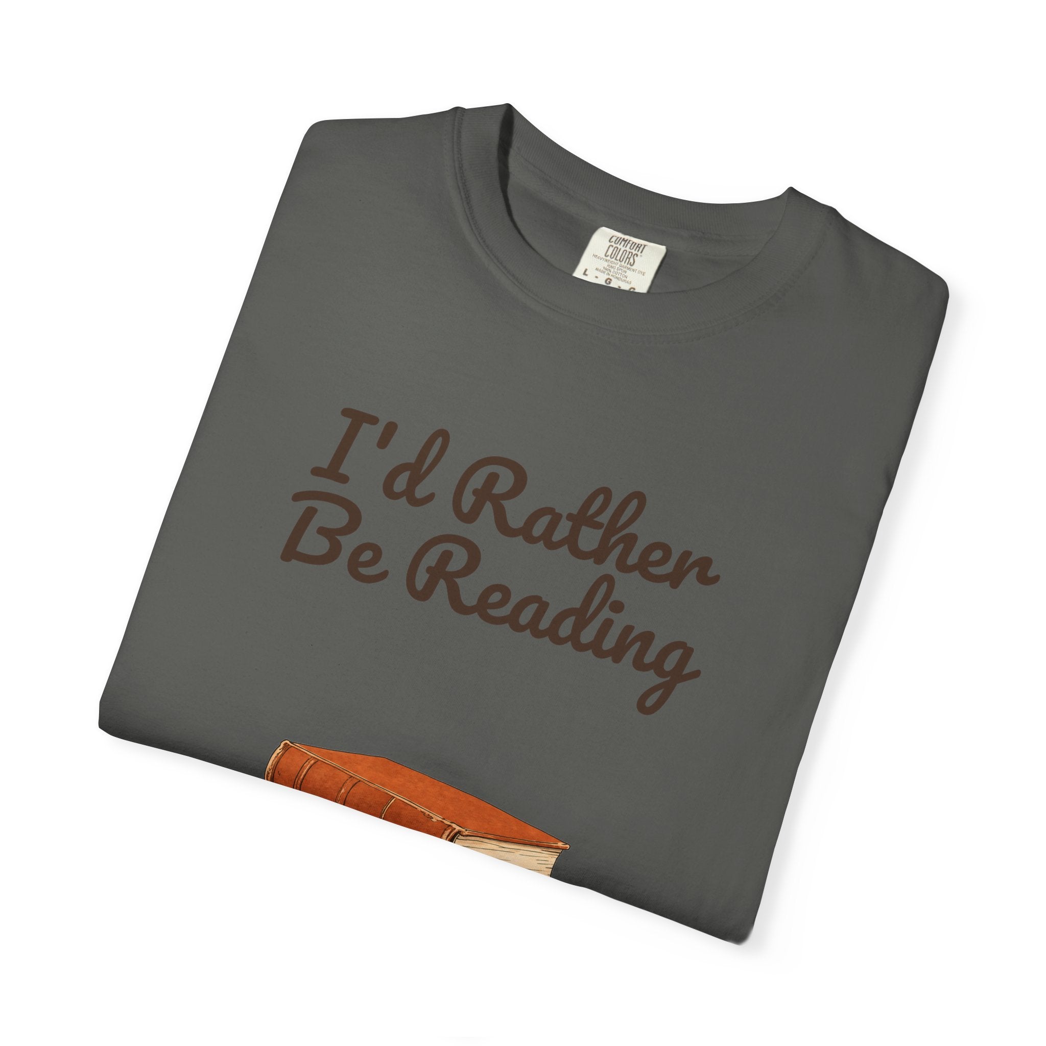I'd Rather Be Reading Shirt, Book Lover Tee, Bookish Reader Gift, Cozy Sunflower Reading Sweatshirt