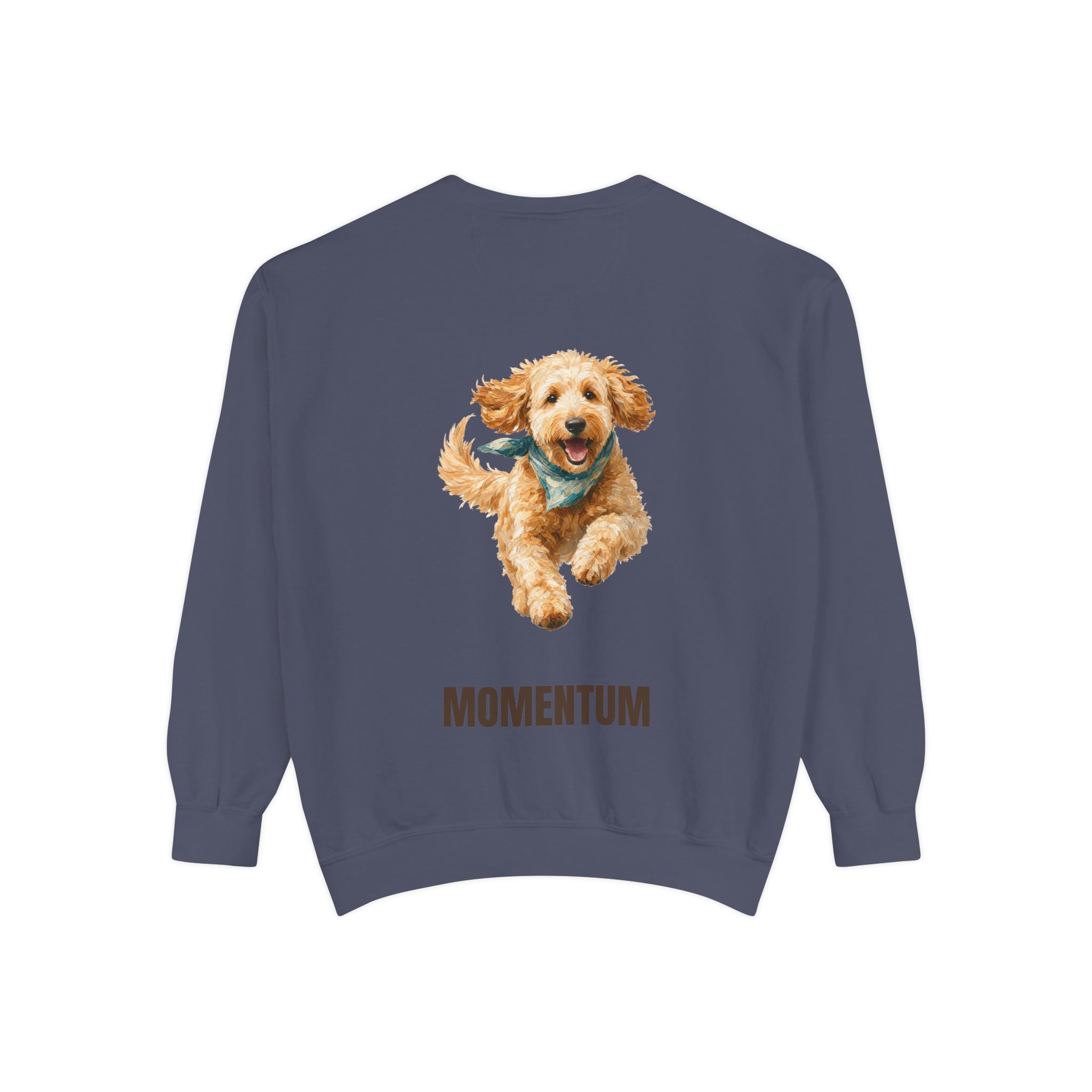 Momentum Goldendoodle Shirt, Running Doodle Dog Tee, Funny Doodle Dog Mom Gift, Painterly Dog Lover Sweatshirt