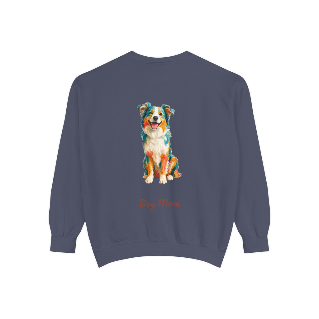 Dog Mom Shirt, Vibrant Painterly Dog Tee, Bold Dog Lover Gift, Colorful Dog Owner Sweatshirt