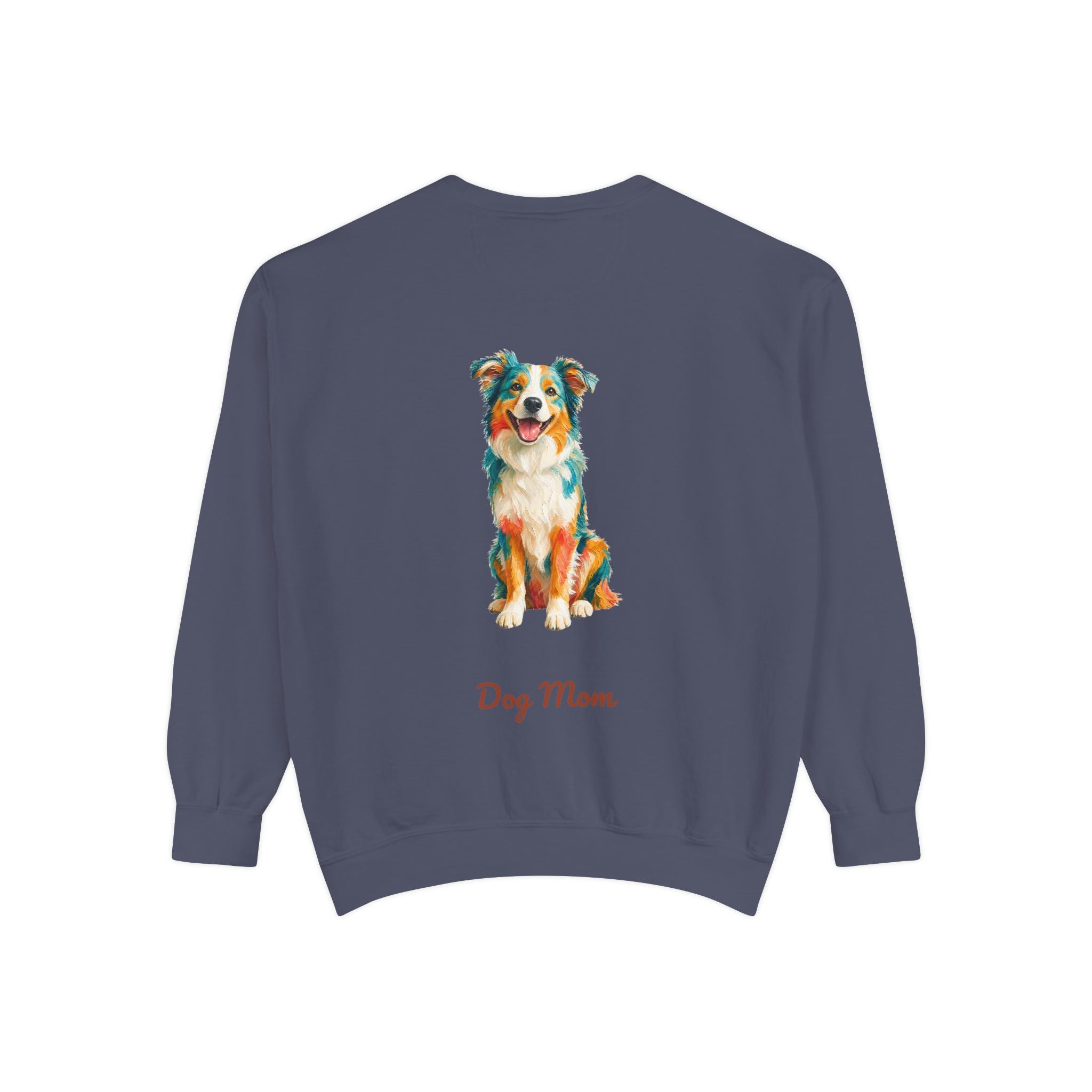 Dog Mom Shirt, Vibrant Painterly Dog Tee, Bold Dog Lover Gift, Colorful Dog Owner Sweatshirt