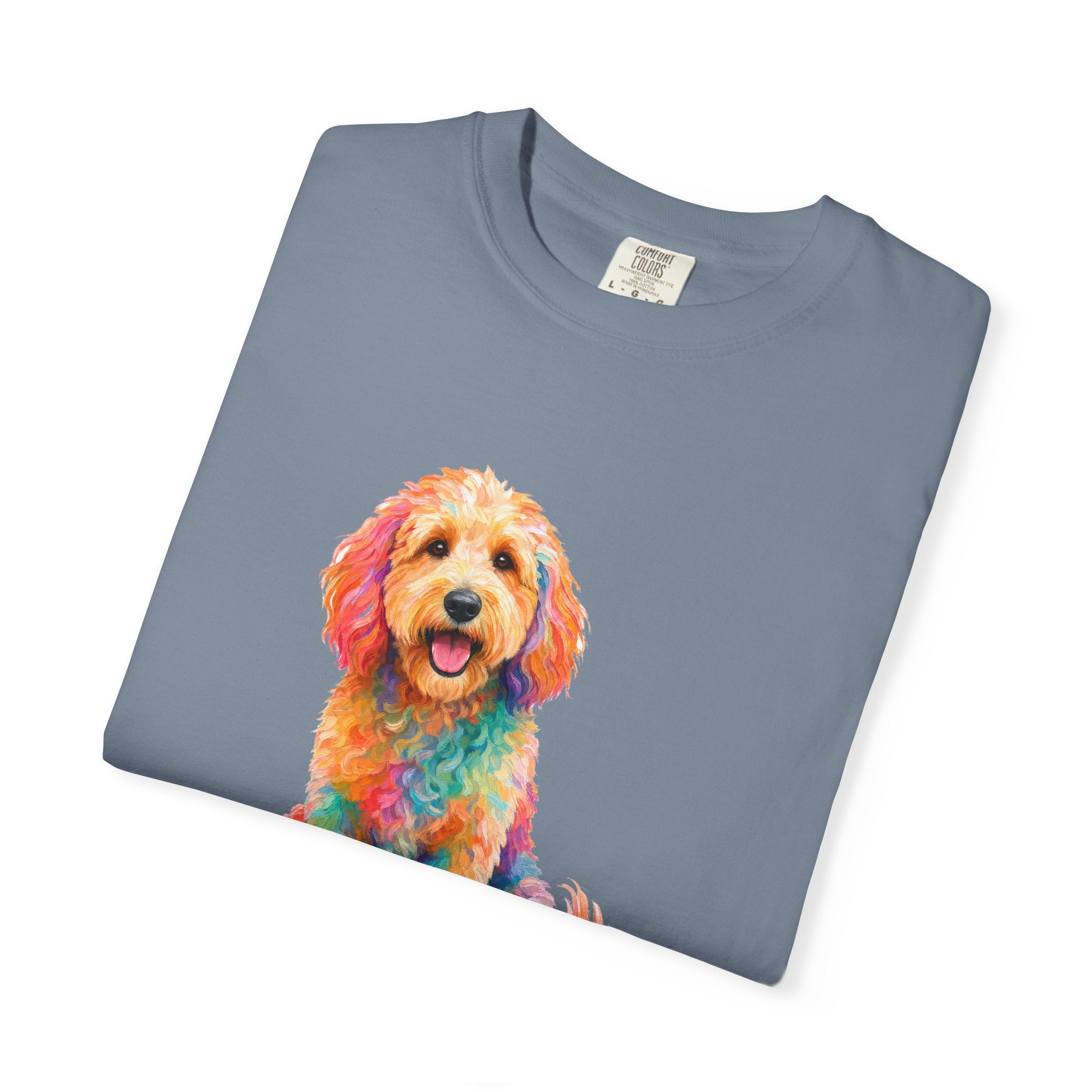 Goldendoodle Shirt, My Emotional Support Human Is Offline Tee, Funny Doodle Dog Mom Gift, Painterly Dog Lover Sweatshirt