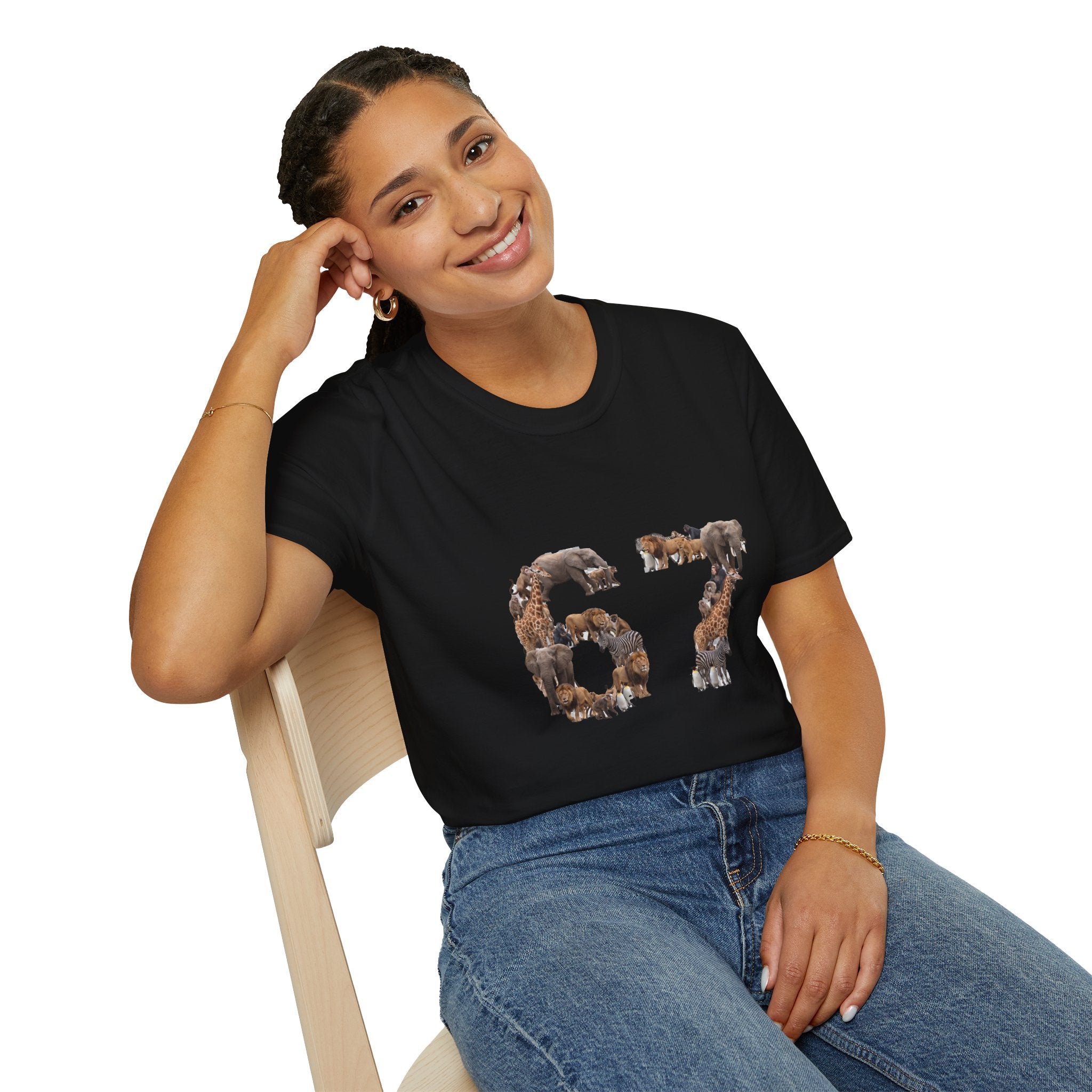 Zoo Animals 67 T-Shirt — Funny 67 Meme Animal Tee