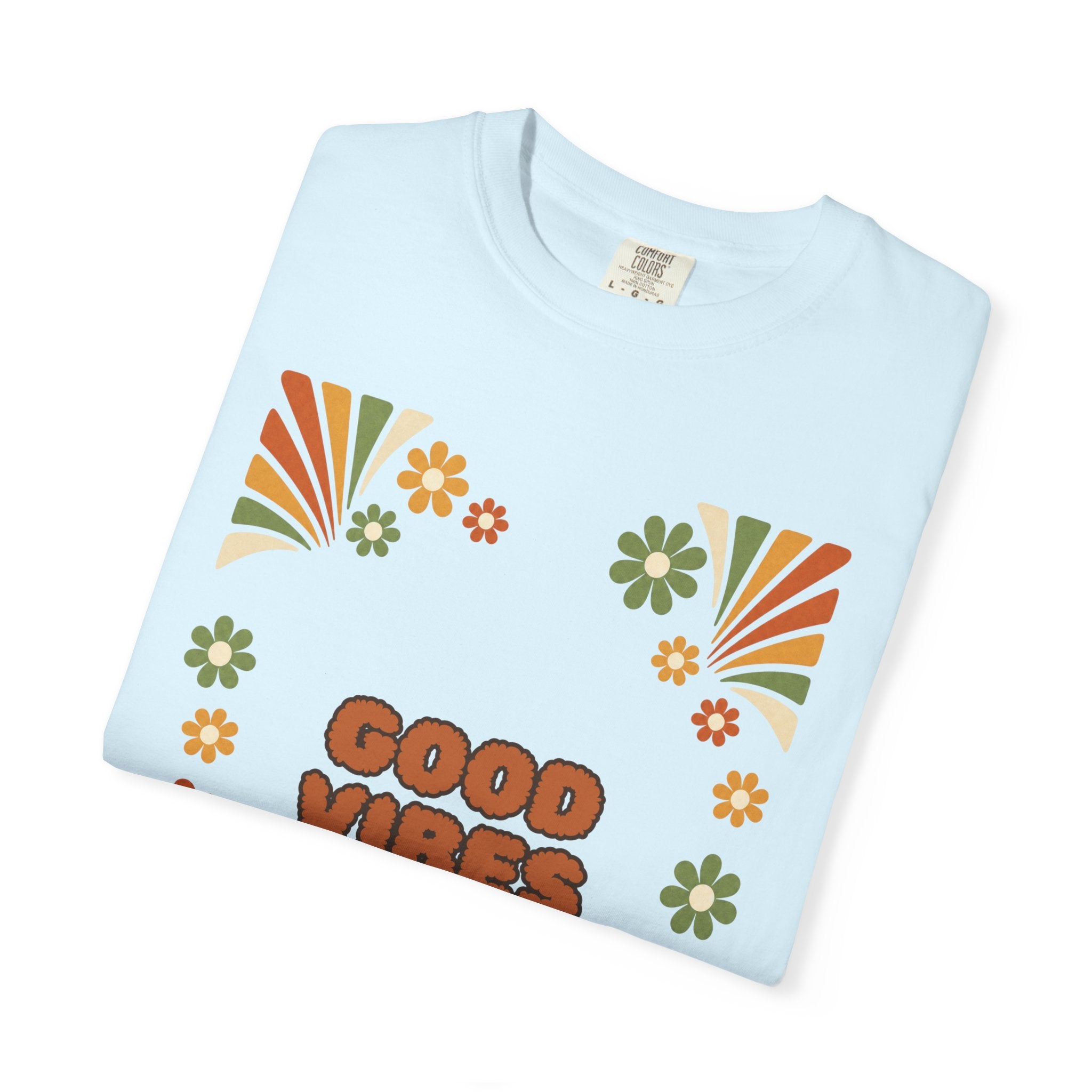 Good Vibes Only Shirt, Retro Groovy Tee, 70s Aesthetic Gift, Positive Affirmation Sweatshirt