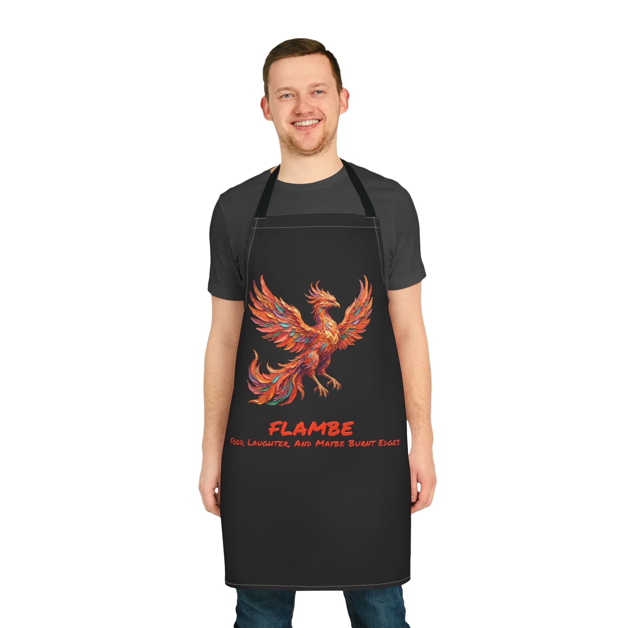Phoenix Apron — Rises From Every Burnt Dinner, Funny Cooking Gift