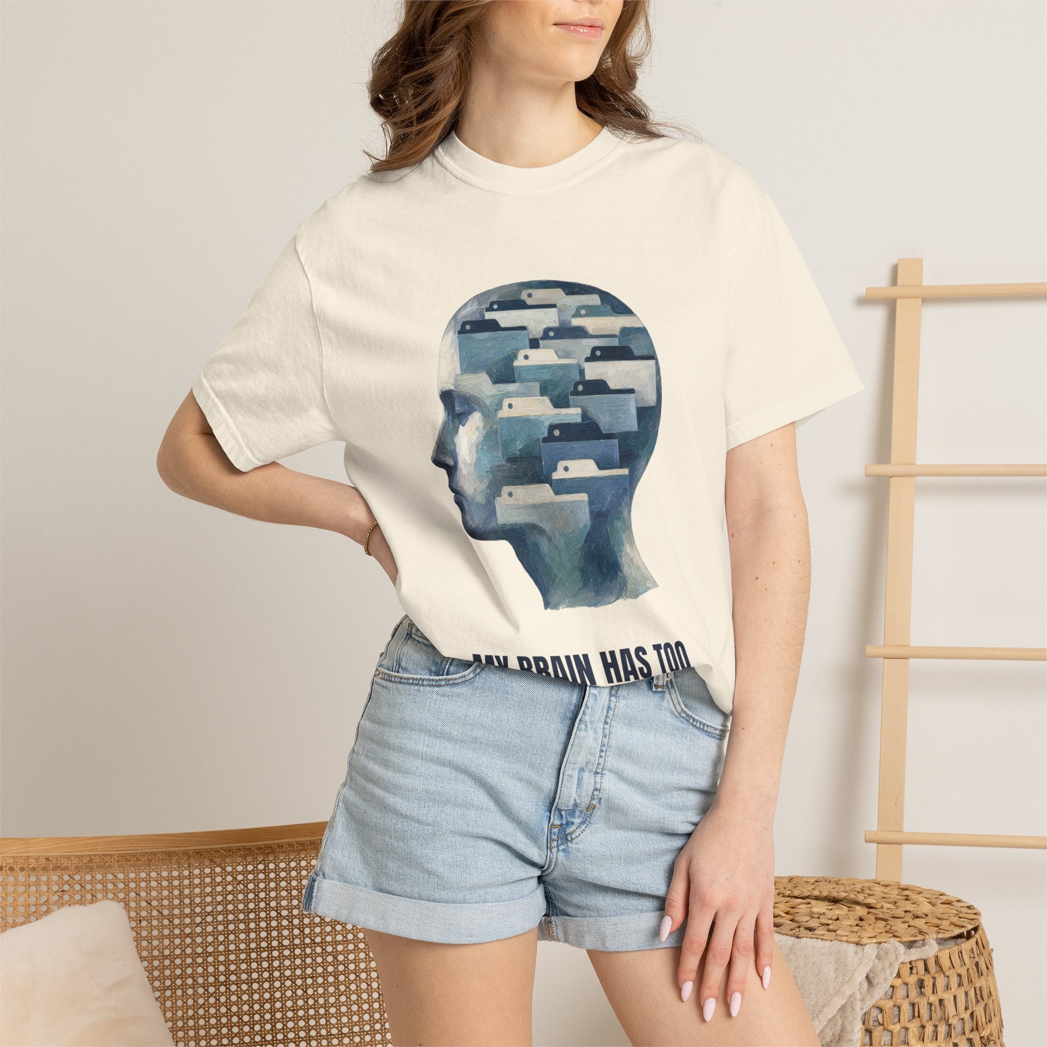 My Brain Has Too Many Tabs Open Shirt, Funny ADHD Tech Tee, Overwhelmed Programmer Gift, Sarcastic Sweatshirt