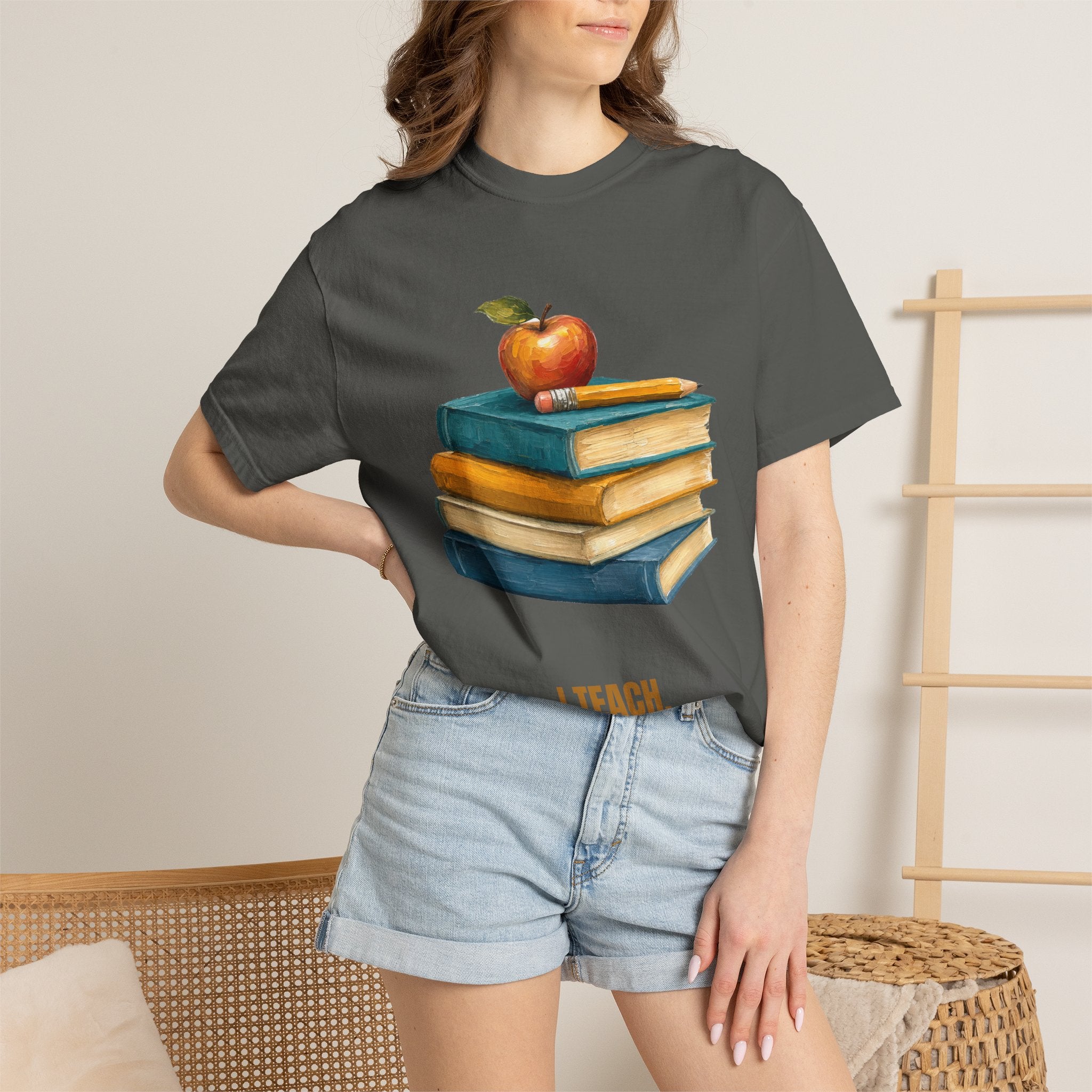 Teacher Shirt, I Teach What's Your Superpower Tee, Teacher Appreciation Gift, Painterly Back to School Sweatshirt