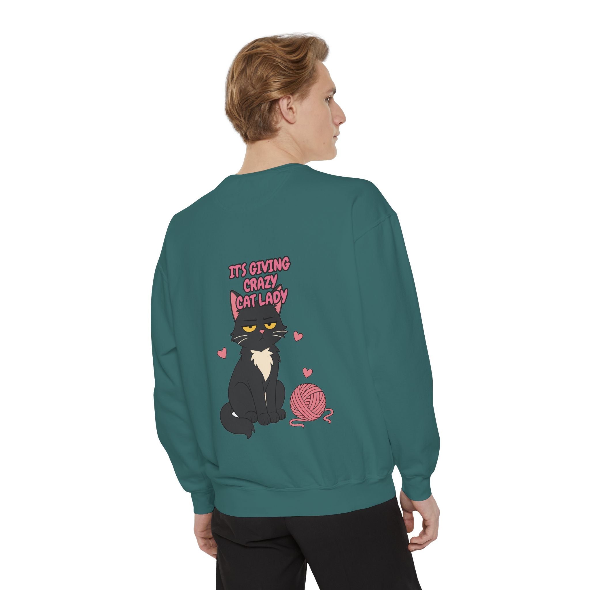 It's Giving Crazy Cat Lady Shirt, Funny Cat Mom Tee, Cat Lover Gift, Sarcastic Cat Owner Sweatshirt