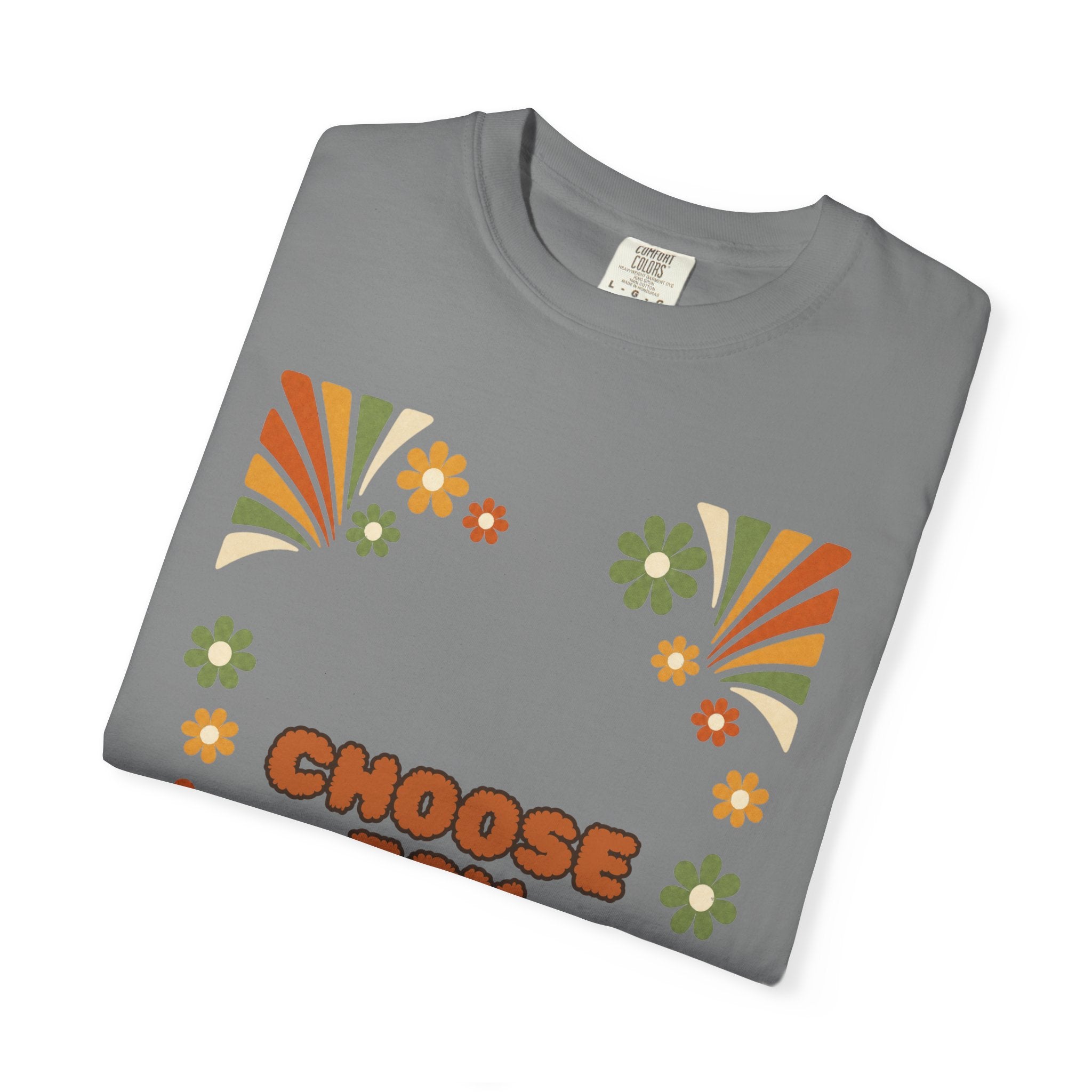 Choose Joy Shirt, Retro Groovy Tee, 70s Aesthetic Gift, Positive Affirmation Sweatshirt