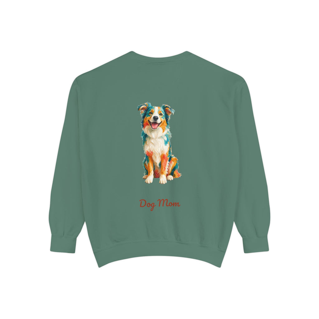 Dog Mom Shirt, Vibrant Painterly Dog Tee, Bold Dog Lover Gift, Colorful Dog Owner Sweatshirt