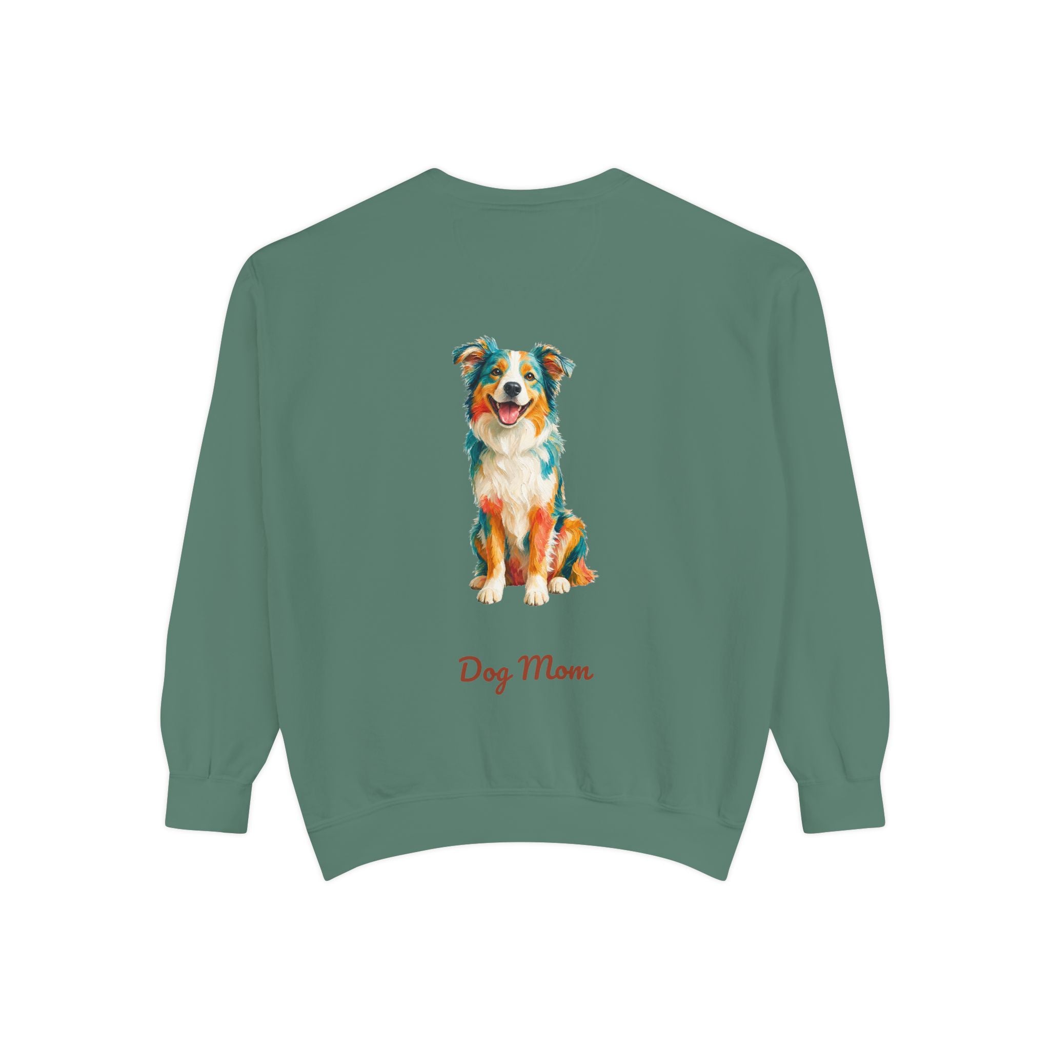 Dog Mom Shirt, Vibrant Painterly Dog Tee, Bold Dog Lover Gift, Colorful Dog Owner Sweatshirt