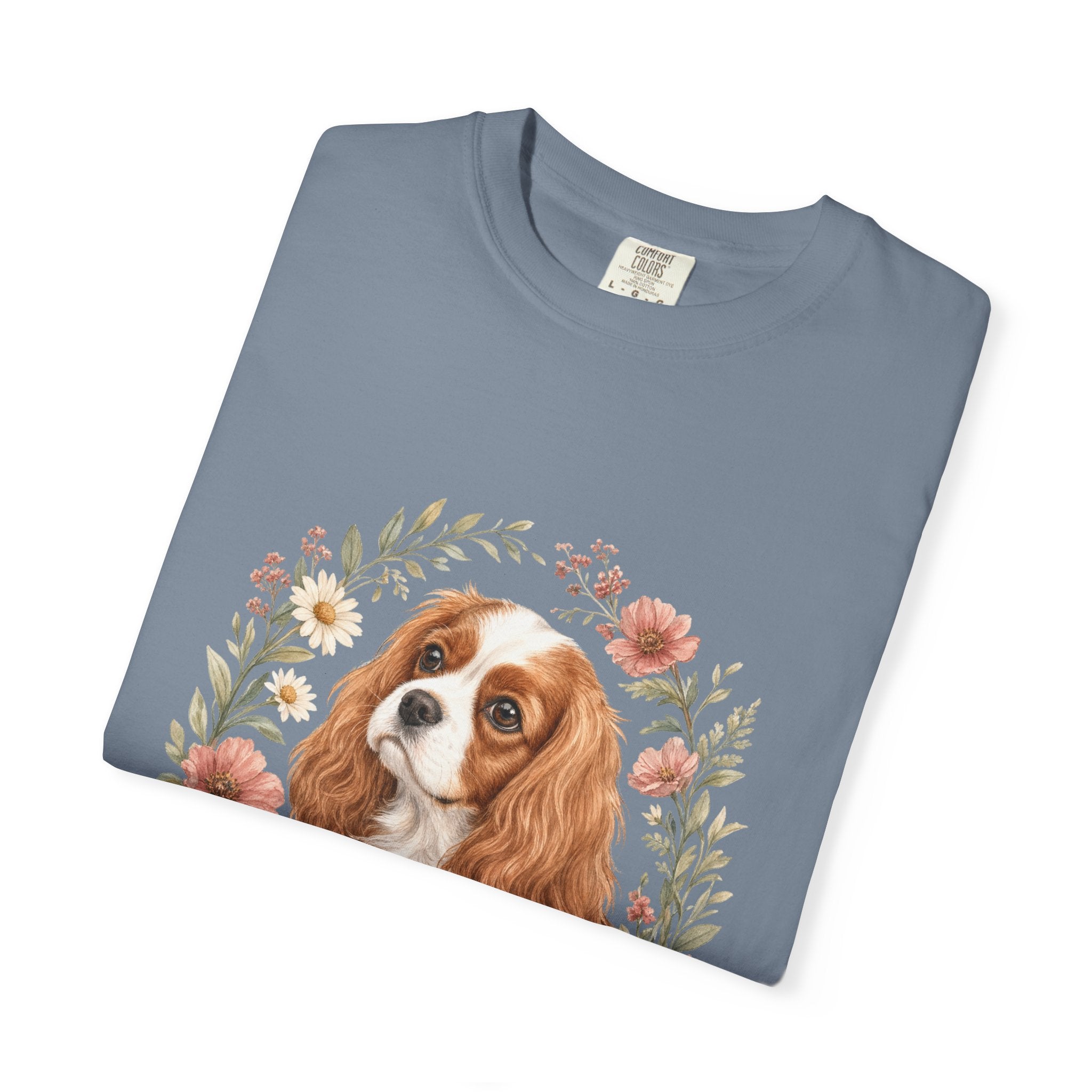 Cavalier Mom Shirt, Cavalier King Charles Spaniel Tee, Dog Mom Gift, Wildflower Dog Lover Sweatshirt