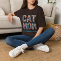 Cat Mom T-Shirt — Vibrant Cat Lover Tee, Gift for Cat Moms