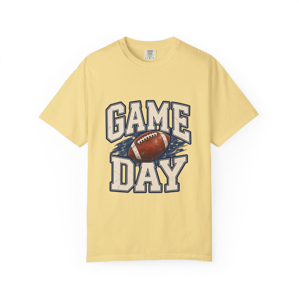 Game Day Football T-Shirt — Vintage Football Tee. Football Dad Shirt. Football Mom Shirt.