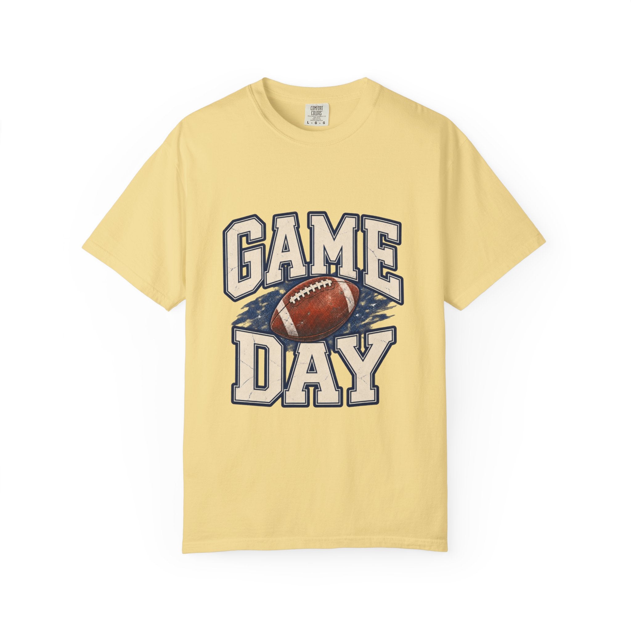 Game Day Football T-Shirt — Vintage Football Tee. Football Dad Shirt. Football Mom Shirt.