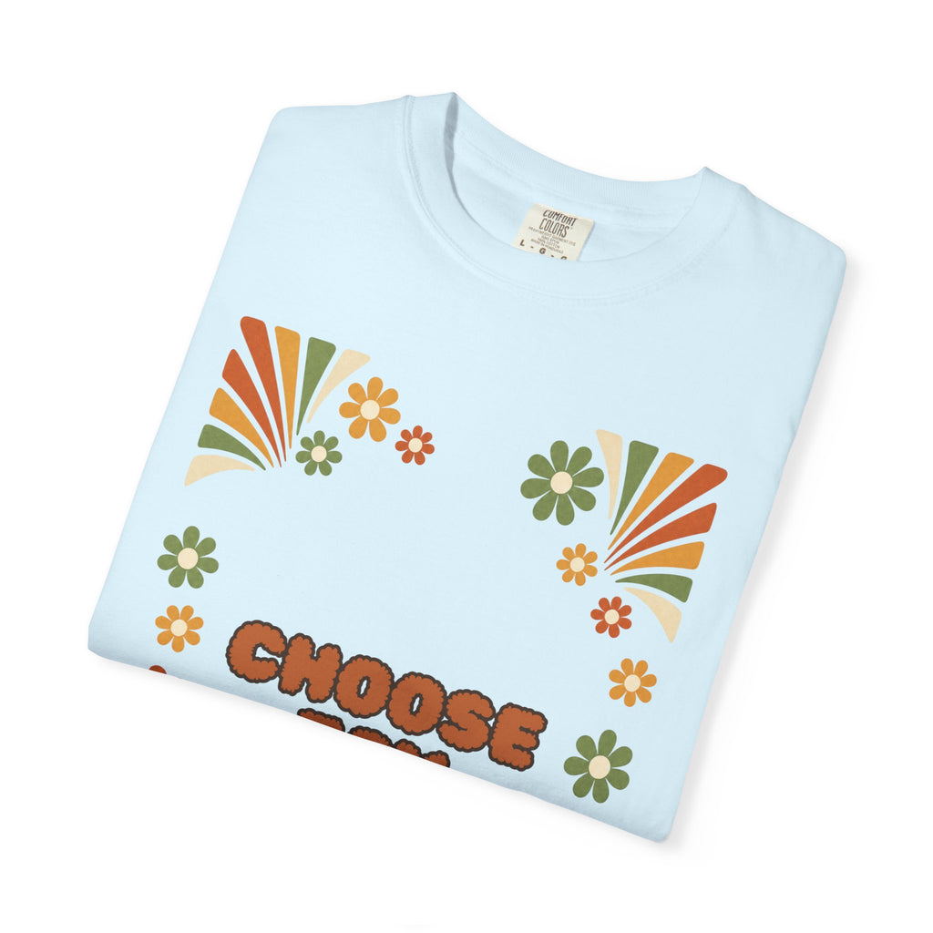 Choose Joy Shirt, Retro Groovy Tee, 70s Aesthetic Gift, Positive Affirmation Sweatshirt