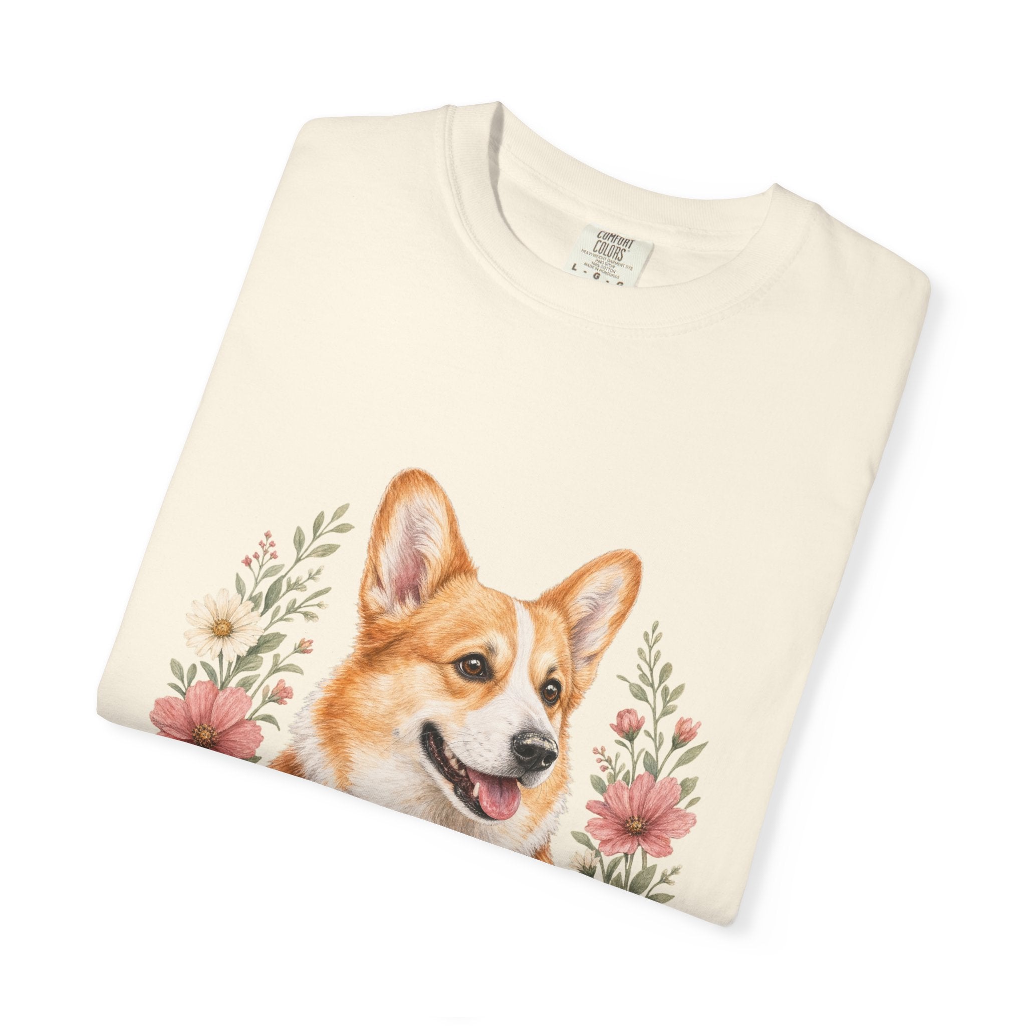 Corgi Mom Shirt, Corgi Mama Tee, Dog Mom Gift, Wildflower Corgi Lover Sweatshirt, Cute Dog Owner Gift